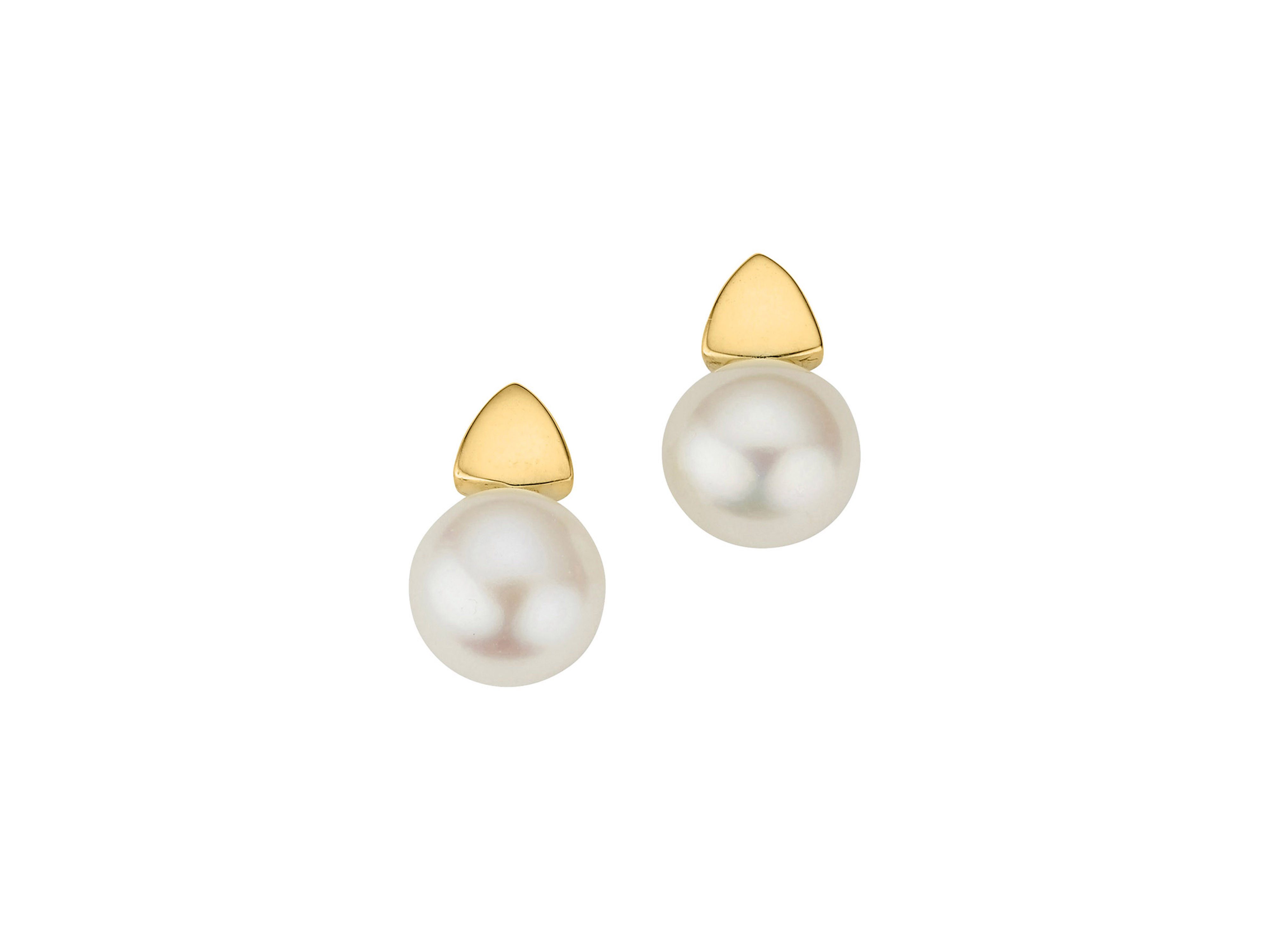 Paar Ohrstecker Schmuck Geschenk Gold 333 Ohrschmuck Ohrringe Perlen
