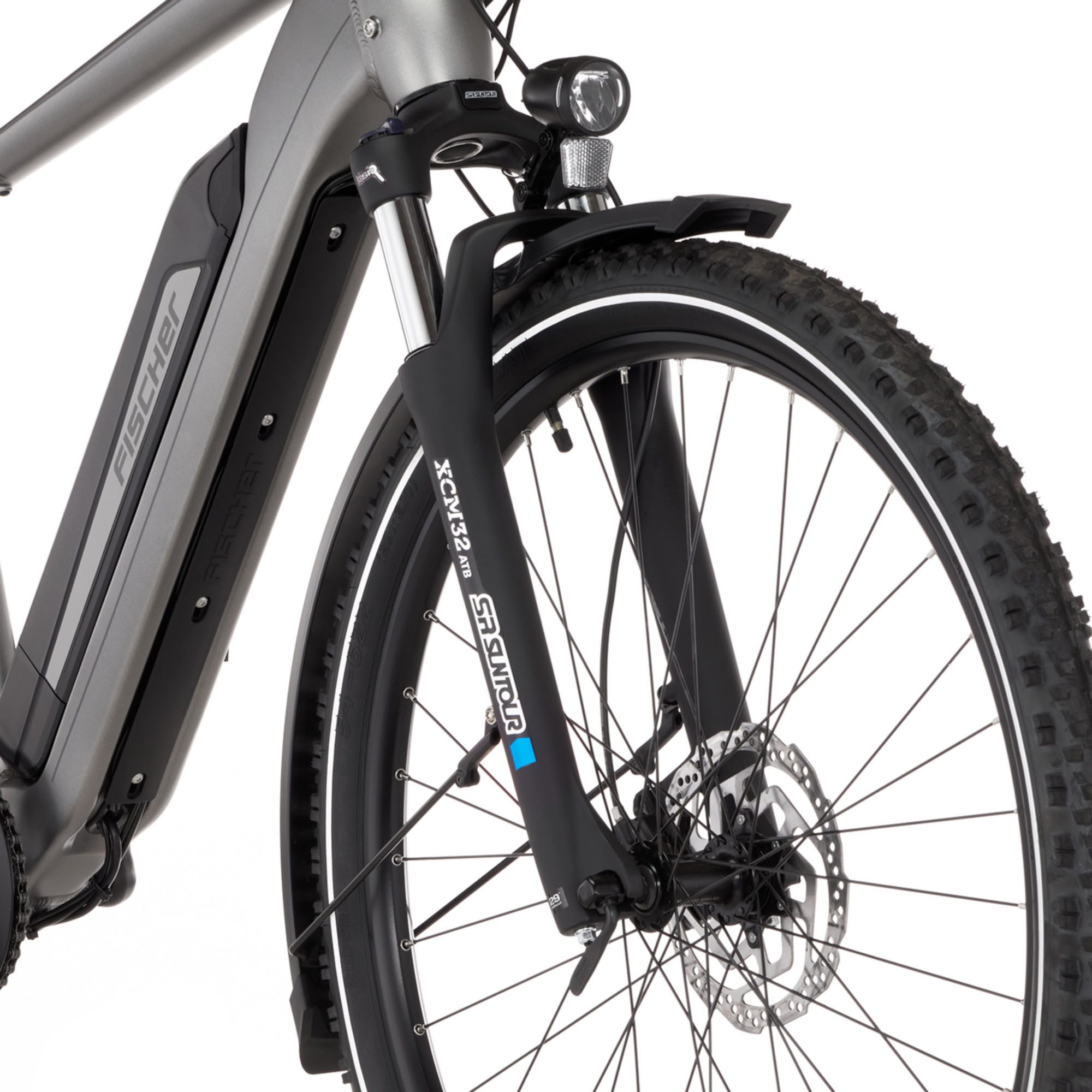 FISCHER Fahrrad E-Bike ATB TERRA 2.2 459 55, 8 Gang Shimano ACERA Schaltwerk, Heckmotor, 459 Wh, (mit Akku-Ladegerät, mit Werkzeug), Pedelec, Elektrofahrrad für Damen und Herren