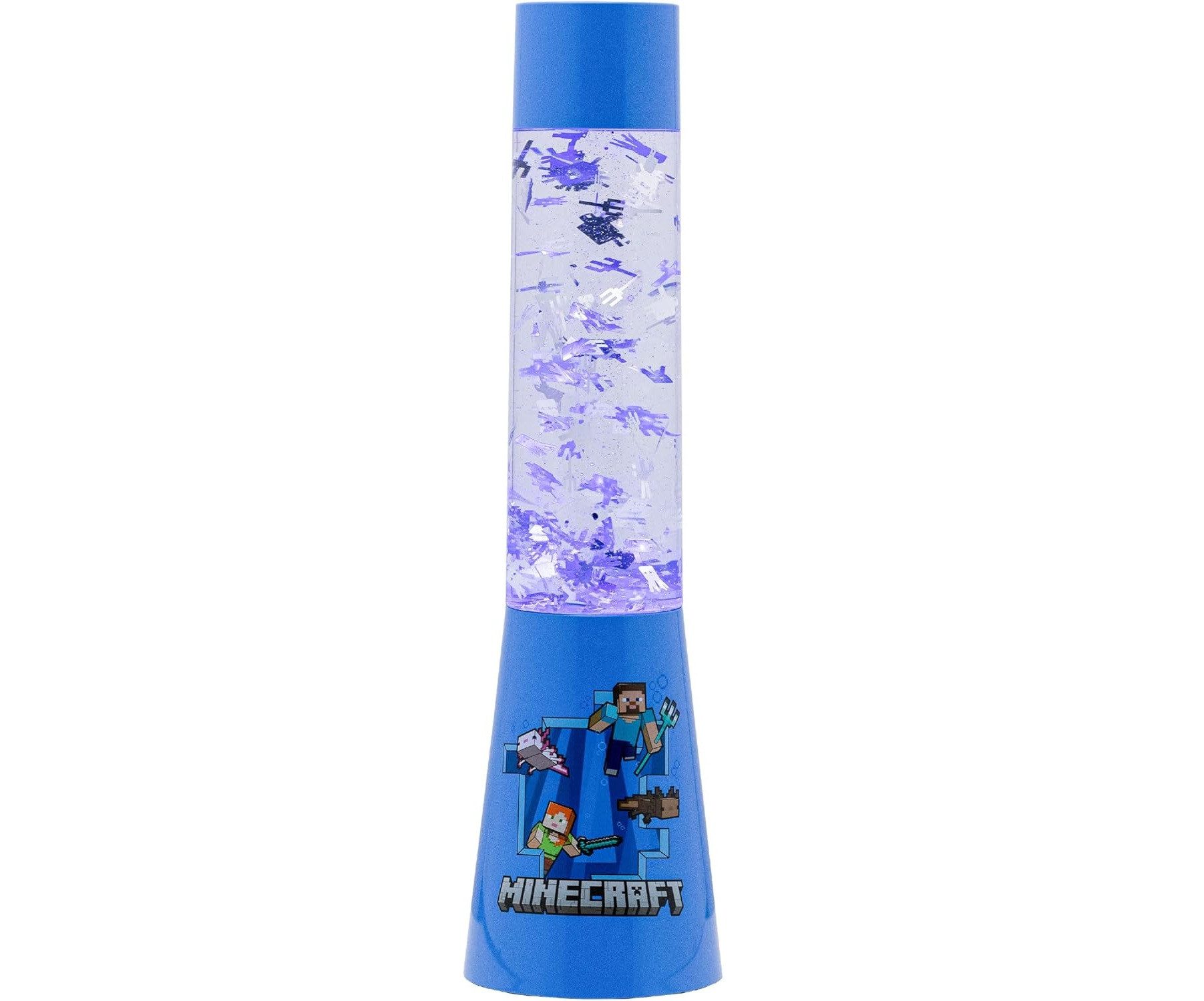 Paladone Dekolicht Minecraft Glitzer-Lavalampe mit schwebenden Icons, LED f günstig online kaufen
