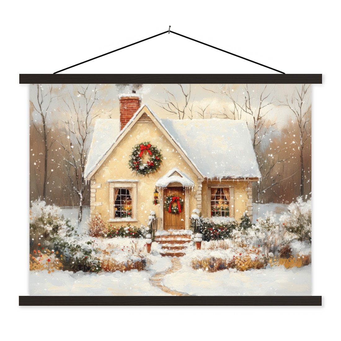 MuchoWow Poster Weihnachten - Zuhause - günstig online kaufen