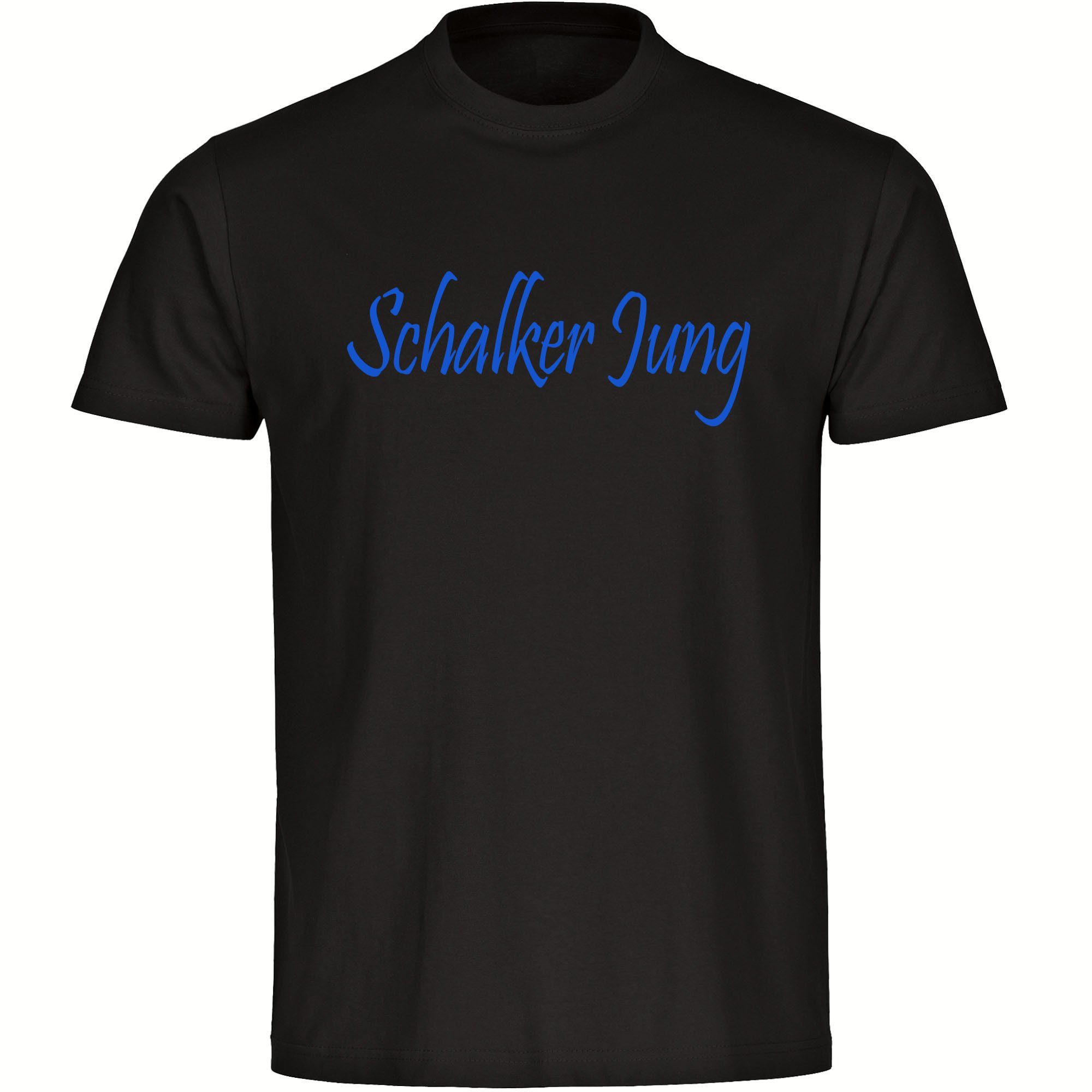 multifanshop T-Shirt Kinder Schalke - Schalker Jung - Jungen Mädchen Shirt Fanartikel