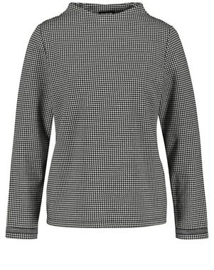 Taifun Langarmshirt Shirt mit Karomuster (1-tlg)