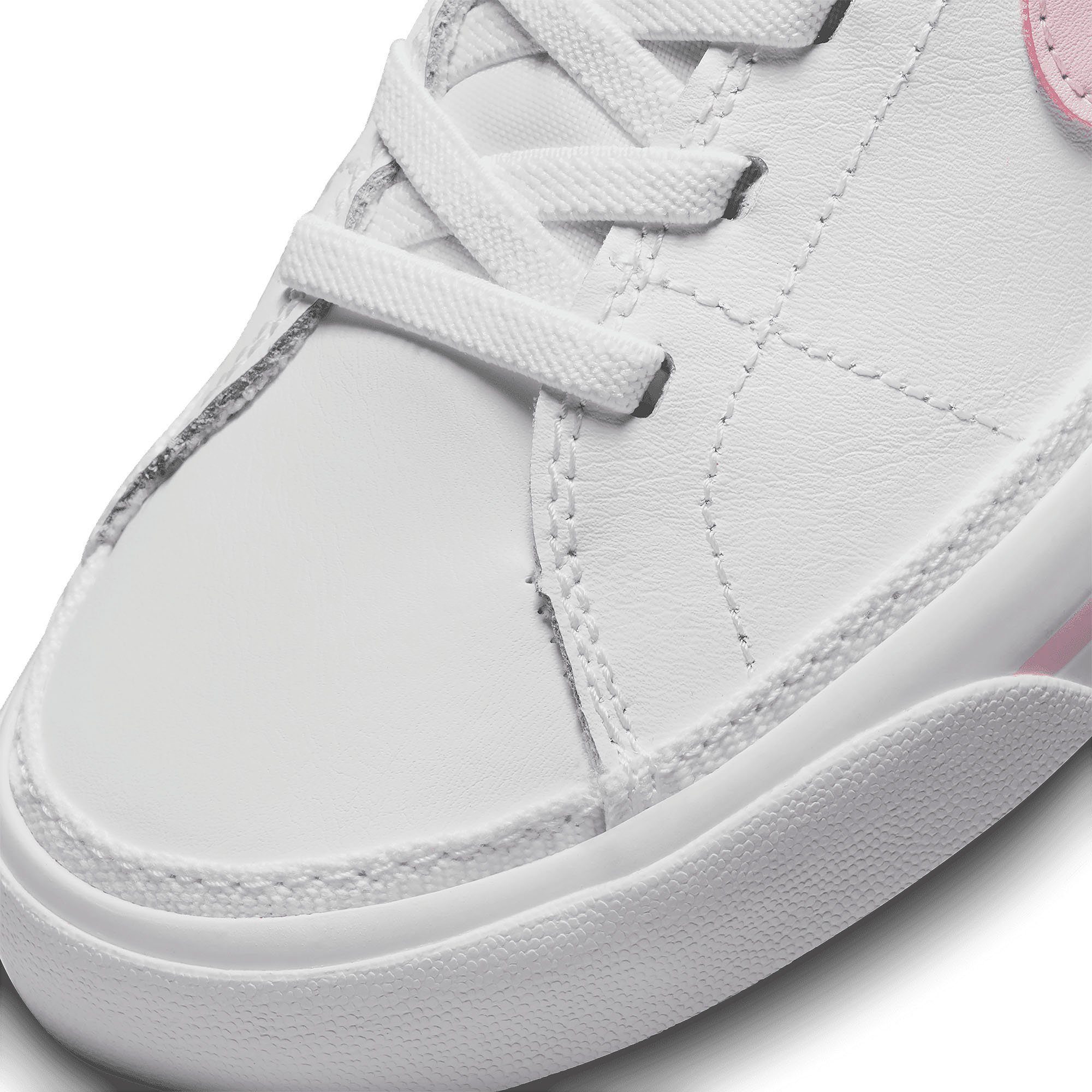 Nike Sportswear COURT weiß-rosa LEGACY Sneaker (PS)