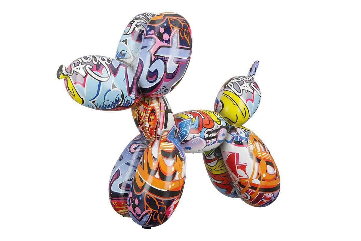 GILDE Dekoobjekt Poly Ballon-Hund "Street Art" günstig online kaufen