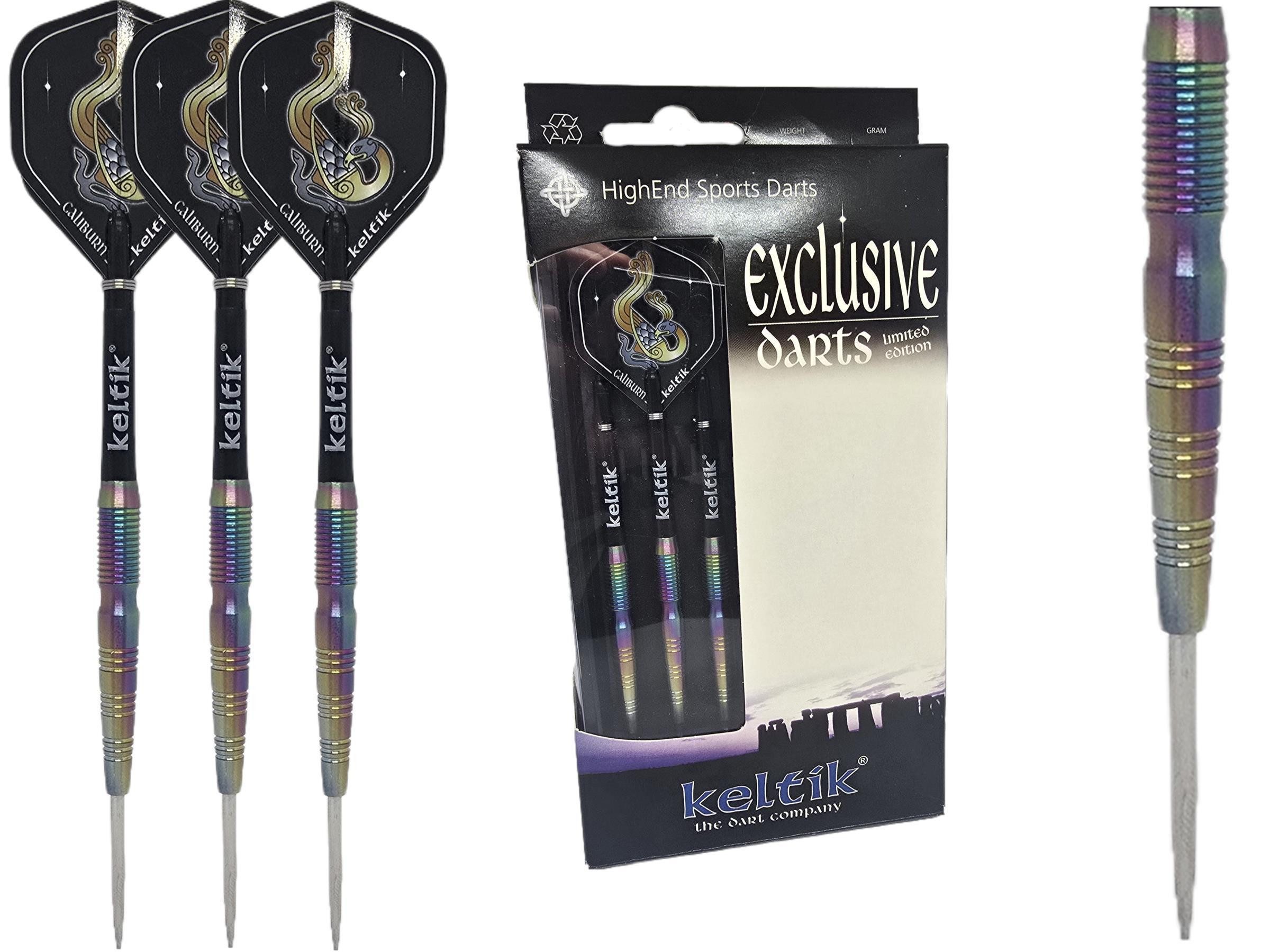Keltik Dartpfeil Steeldart Steel Dart Pfeile Keltik Darian 25g Rainbow - 90% Tungsten