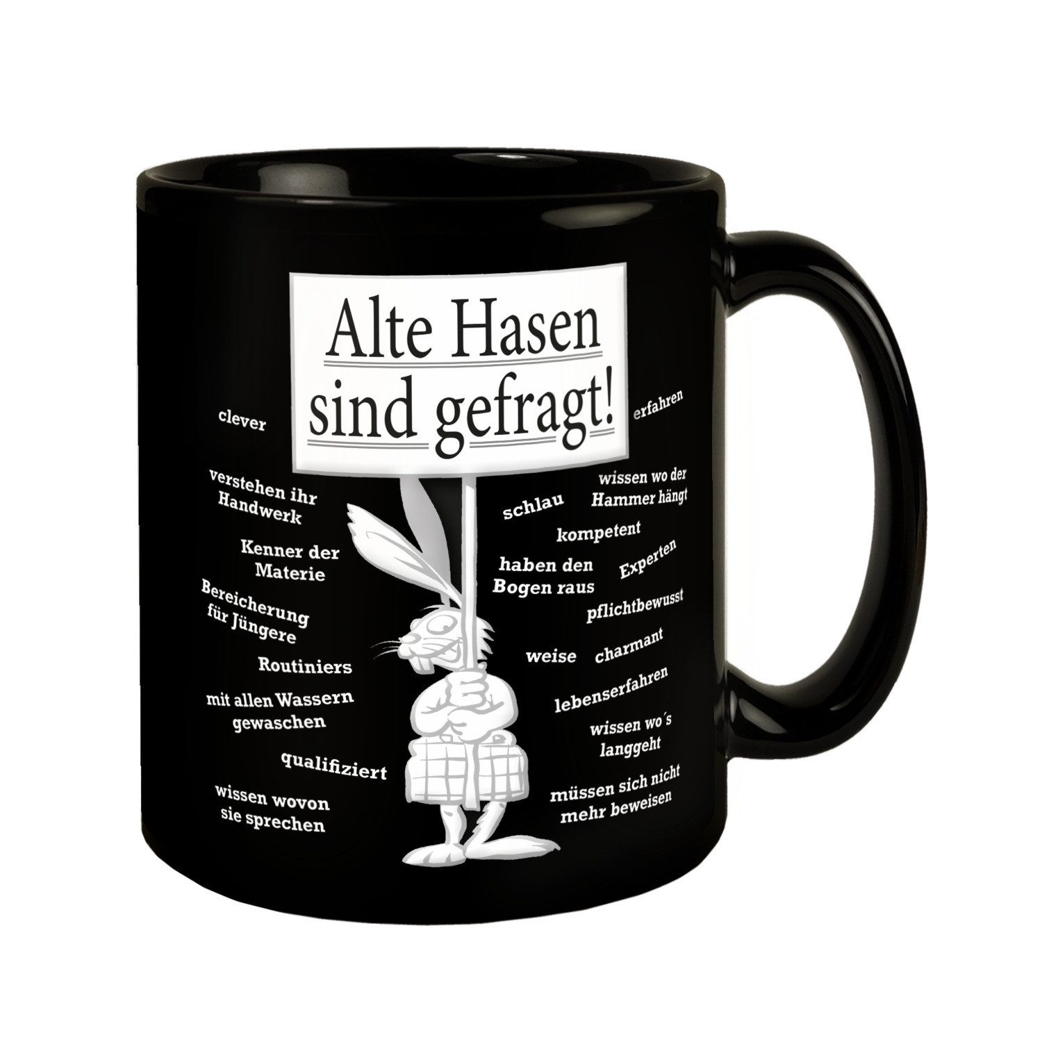 speecheese Tasse Alte Hasen sind gefragt! Tasse