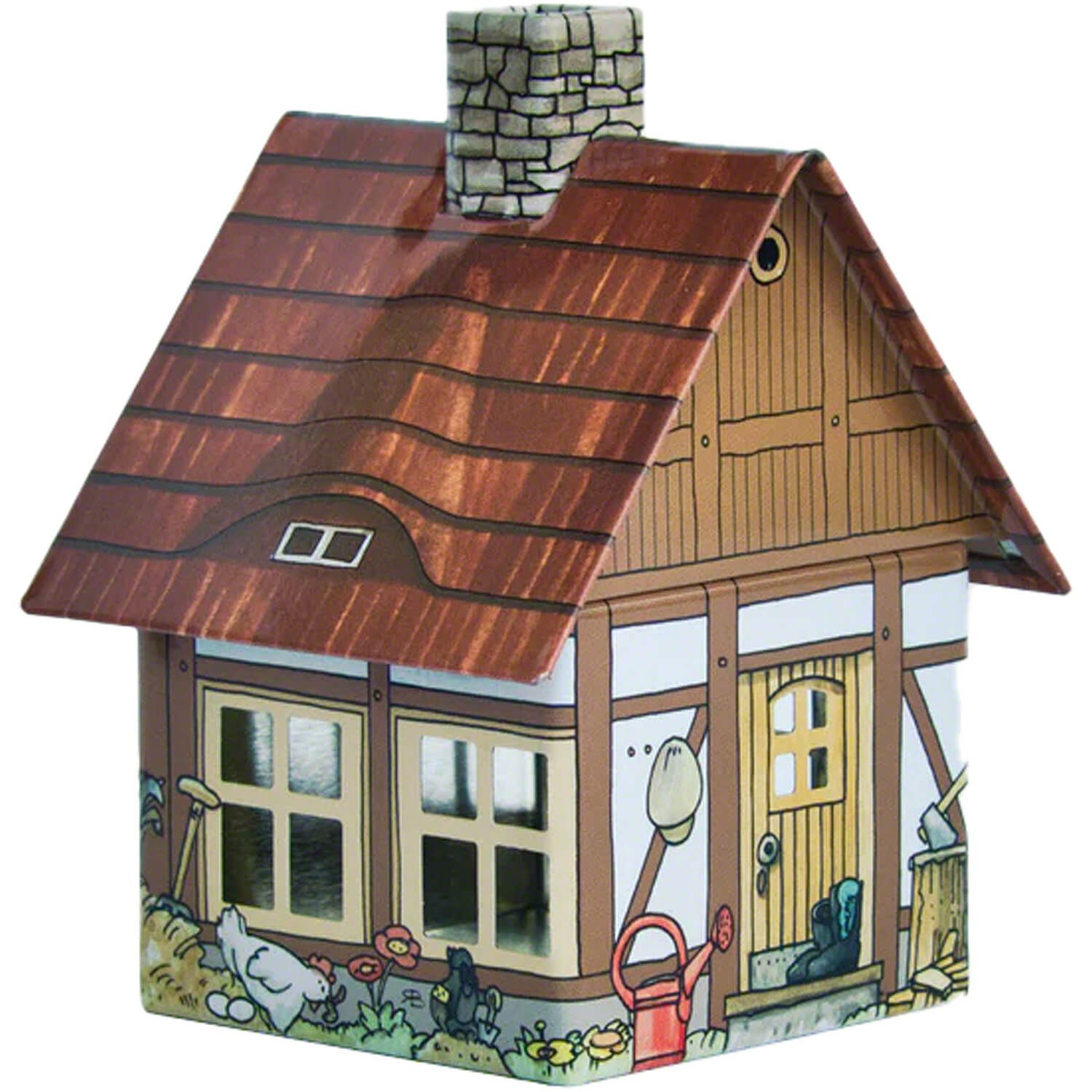 Crottendorfer Фигурка курильщик Metall-Räucherhaus "Bauernhaus" (9,8cm) von Crottendorfer