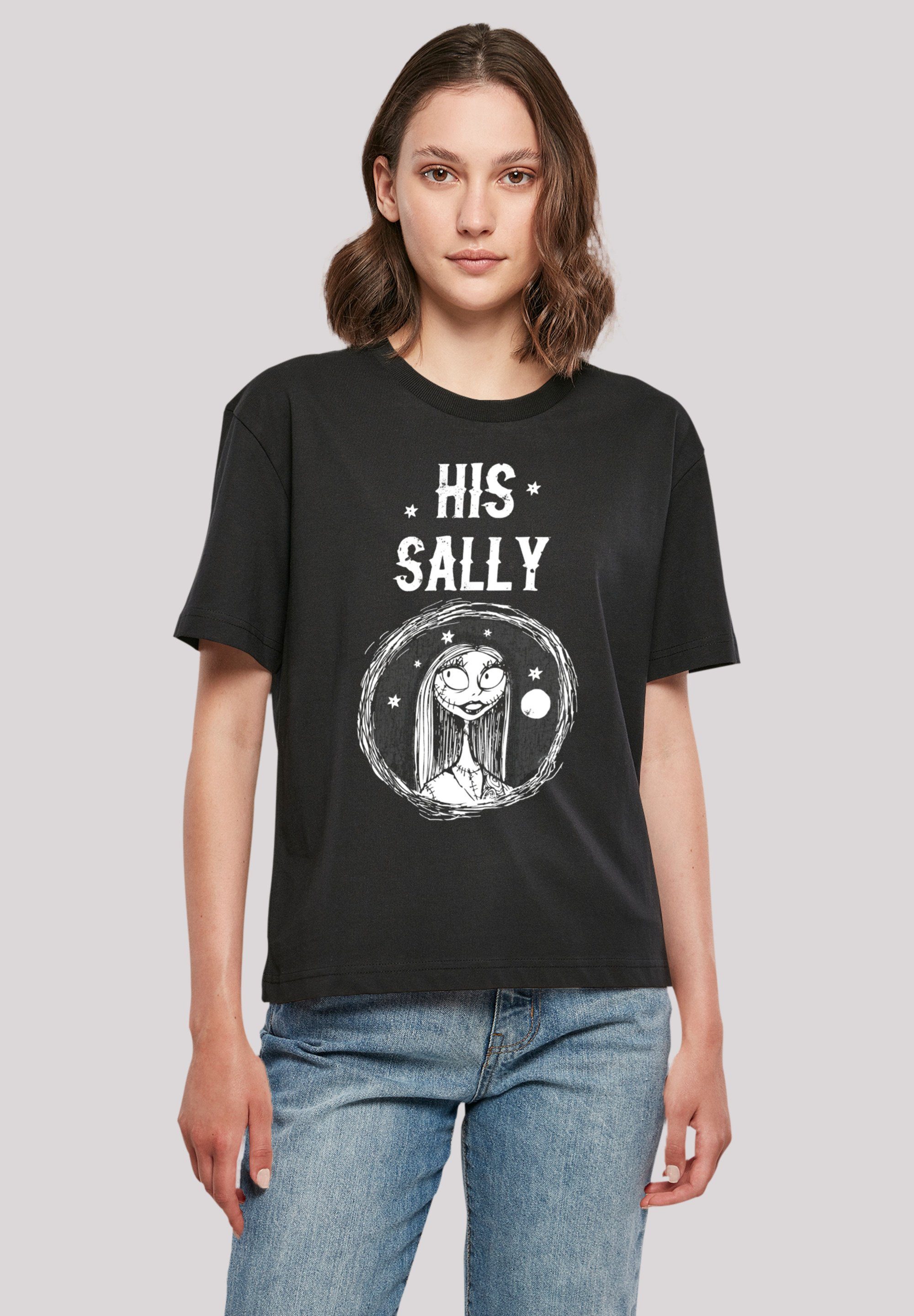 Christmas Before Nightmare F4NT4STIC His Before Nightmare Christmas Qualität, Premium Sally Disney Disney Sally T-Shirt His