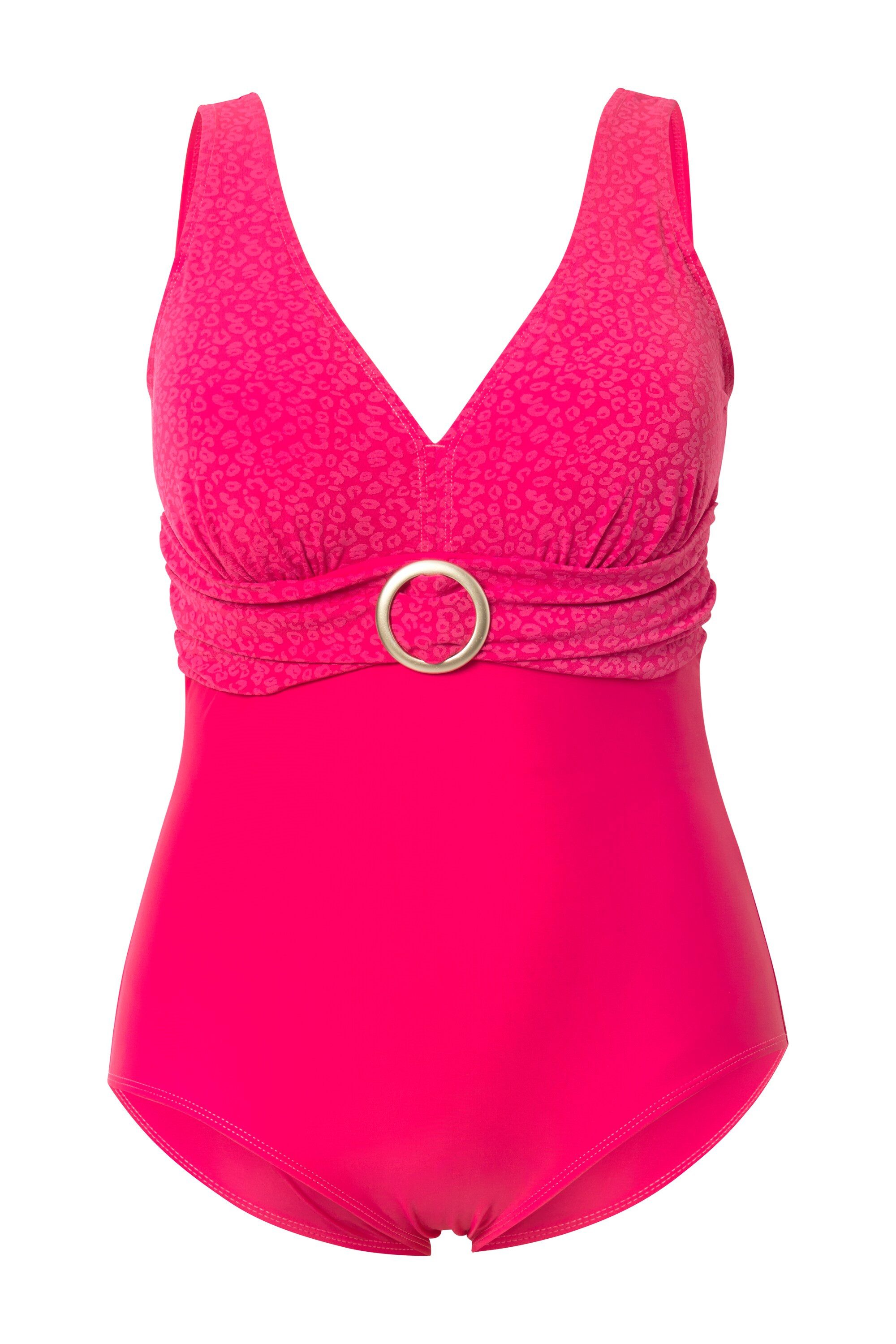 Ulla Popken Badeanzug Badeanzug Zierring Softcups günstig online kaufen