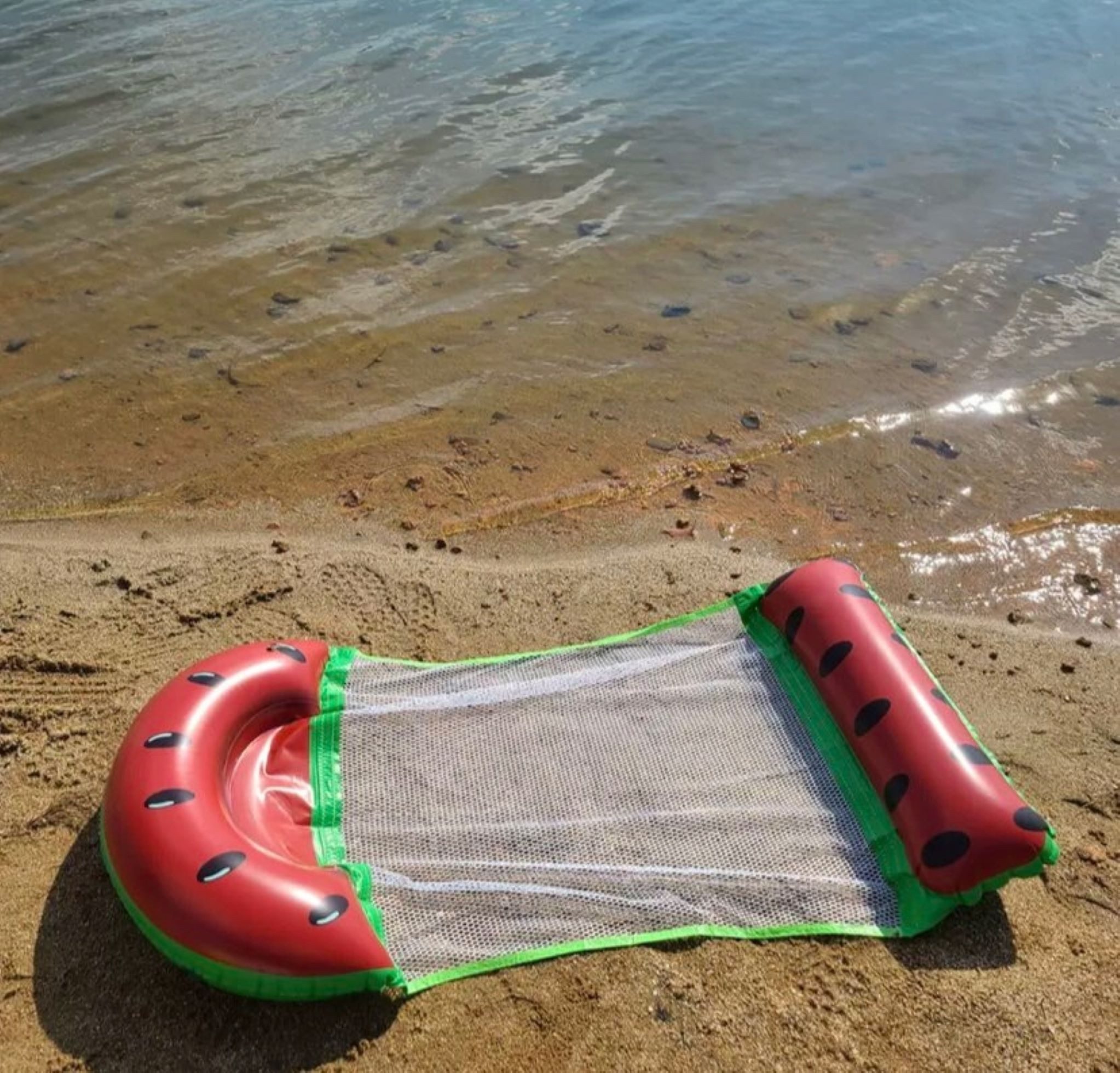 Festivalartikel Schwimmsitz Aufblasbare Wassermelon-Luftmatratze 158x70 cm günstig online kaufen
