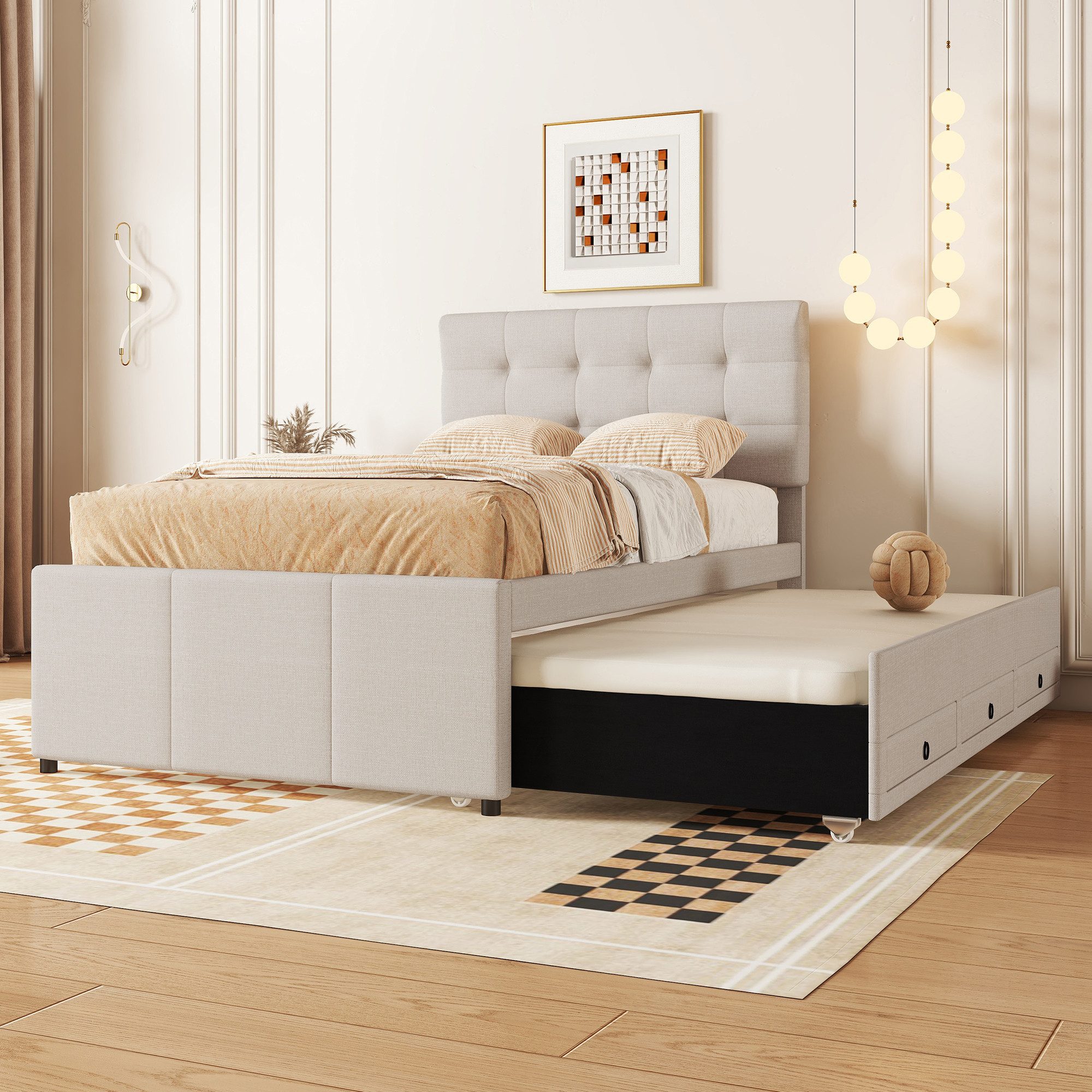 STILVORA Polsterbett 90x200 mit matratze und günstig online kaufen