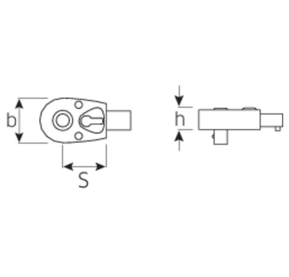 Thumbnail - Stahlwille Drehmomentschlüssel QuickRelease-Einsteckknarren Gr. 4, 1/4″, für