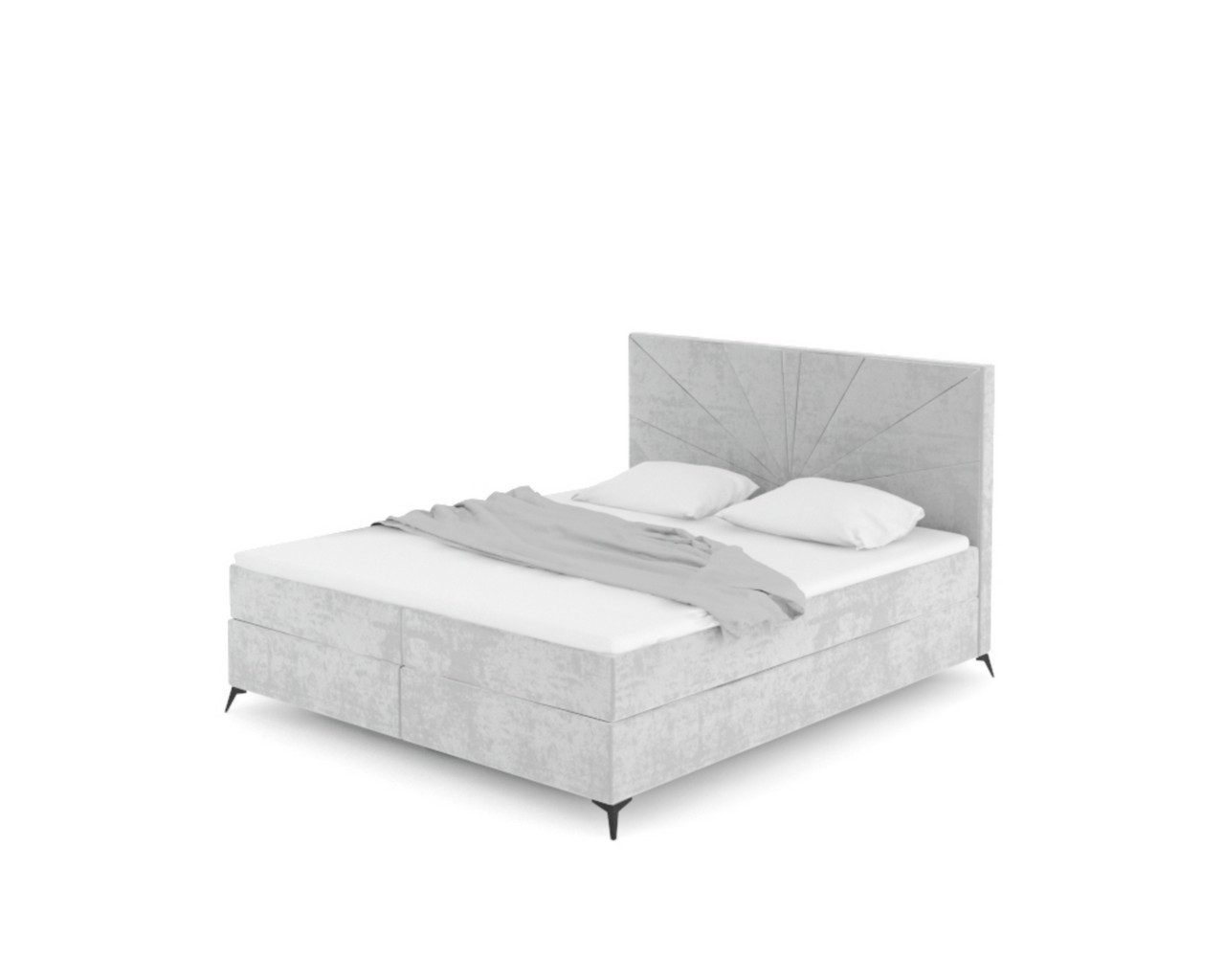 Sofa Dreams Boxspringbett Jarama (Designerbett - Bett, inklusive Topper und Matratze), mit Bettkasten, viele Stoffe und Farben, alle Größen