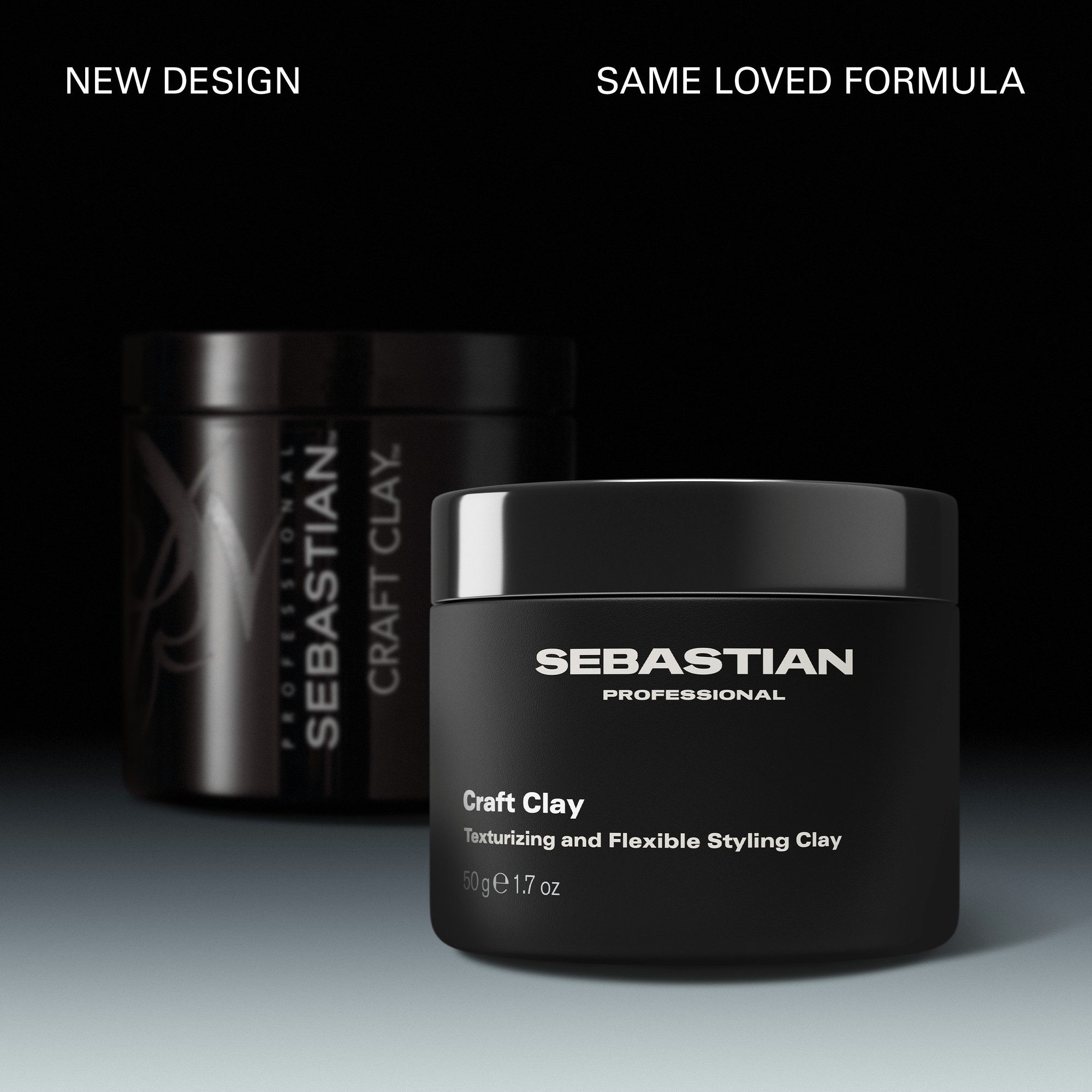 Sebastian Professional Haarcreme Craft Clay, für texturierte Styles, mit Volumen, gegen Frizz, Gel-Textur