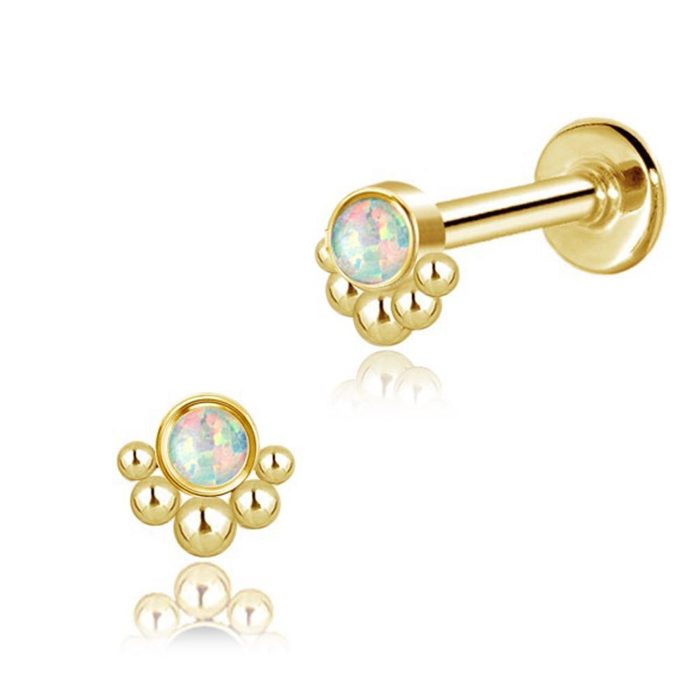 viva-adorno Piercing-Set Labret Lippen Piercing Tragus günstig online kaufen