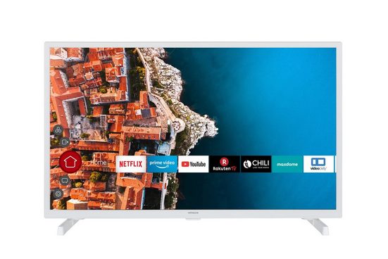 Hitachi F32E4300W LCD-LED Fernseher (80 cm/32 Zoll, Full HD, Smart TV, HDR, Triple-Tuner, Bluetooth - 6 Monate HD+ inklusive)