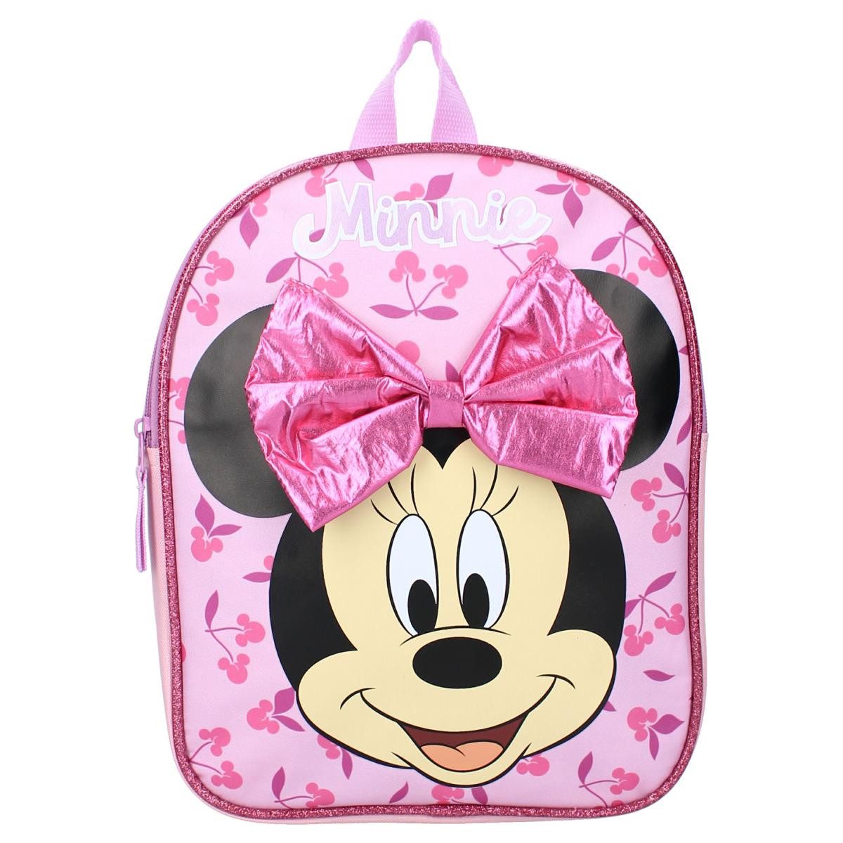 Vadobag Kinderrucksack Vadobag Kinderrucksack 9 Liter Minnie Maus Real Cool (1-tlg), 3D Schleife