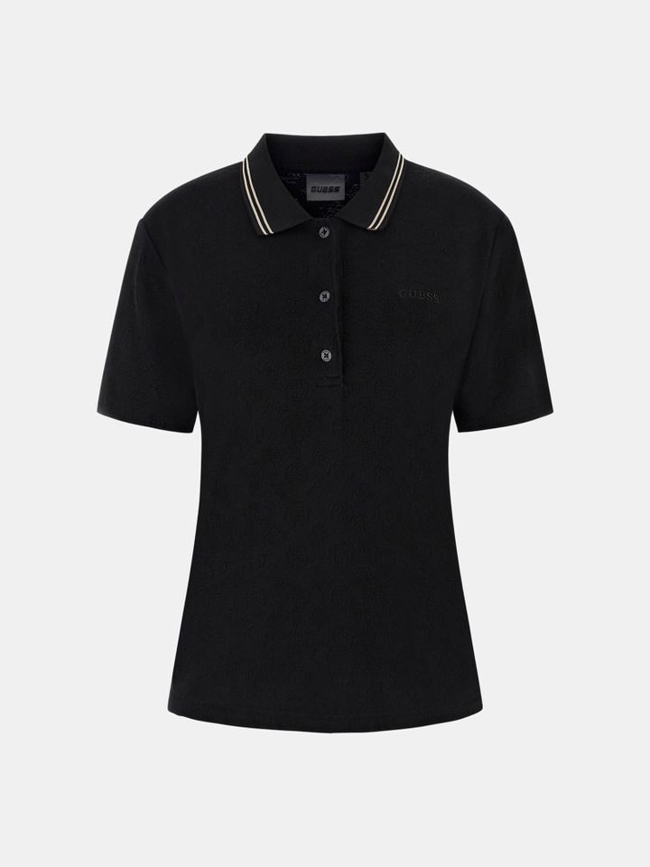Guess Poloshirt – Enganliegendes Kurzarmshirt mit günstig online kaufen