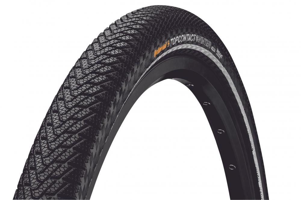 CONTINENTAL Fahrradreifen Continental Reifen Conti TopContact WinterII Prem.fb 26x2.20 Zoll 55-5