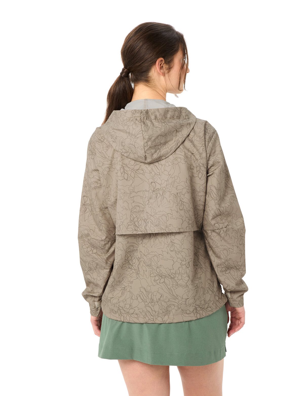 VAUDE Windbreaker Women's Adlux Air Jacket sportlicher Stil, atmungsaktives Material, winddicht, wasserdicht