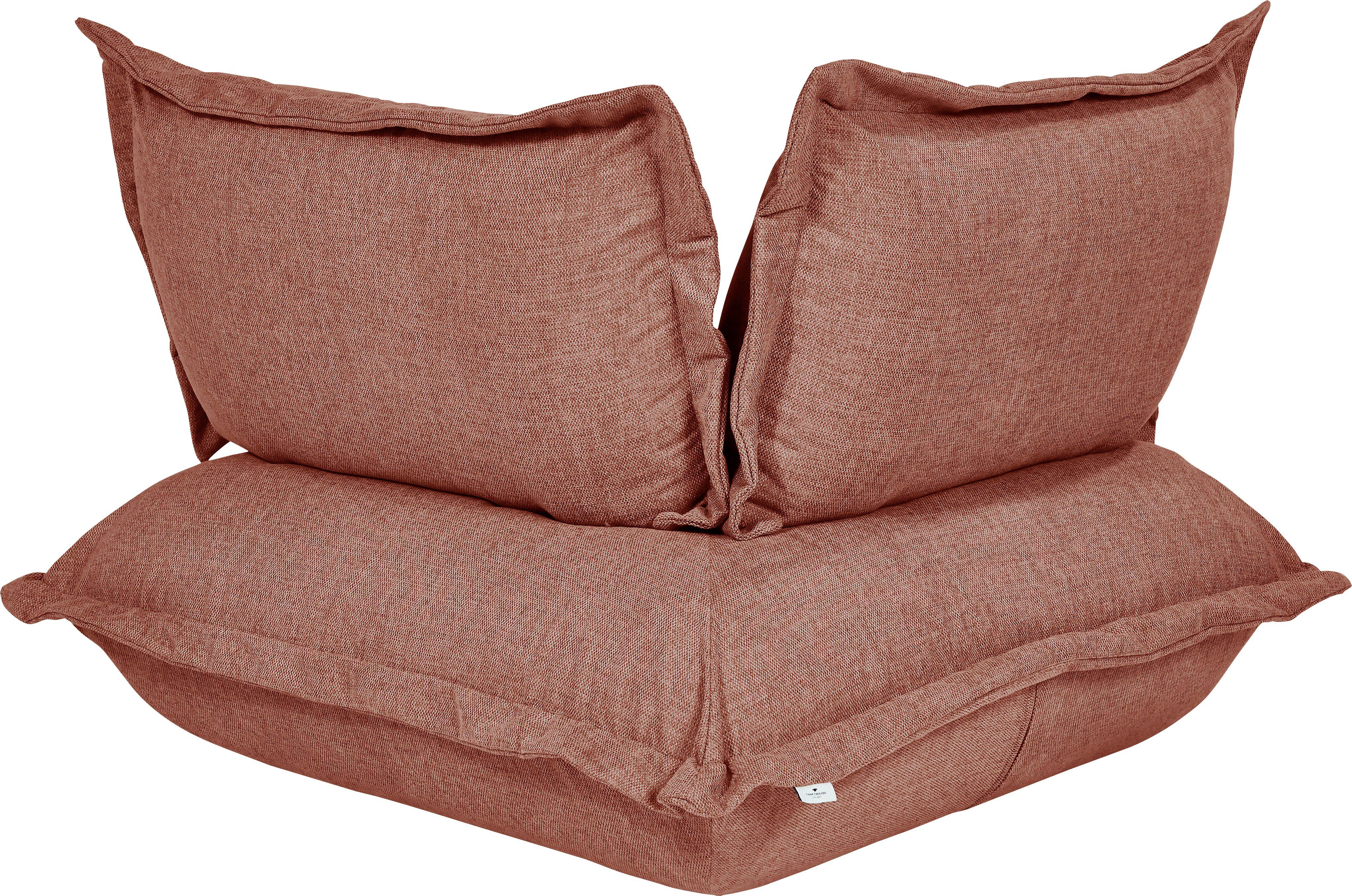 TOM TAILOR HOME Kaltschaumpolsterung Sofa-Eckelement Cushion, softer im lässigen mit Kissenlook
