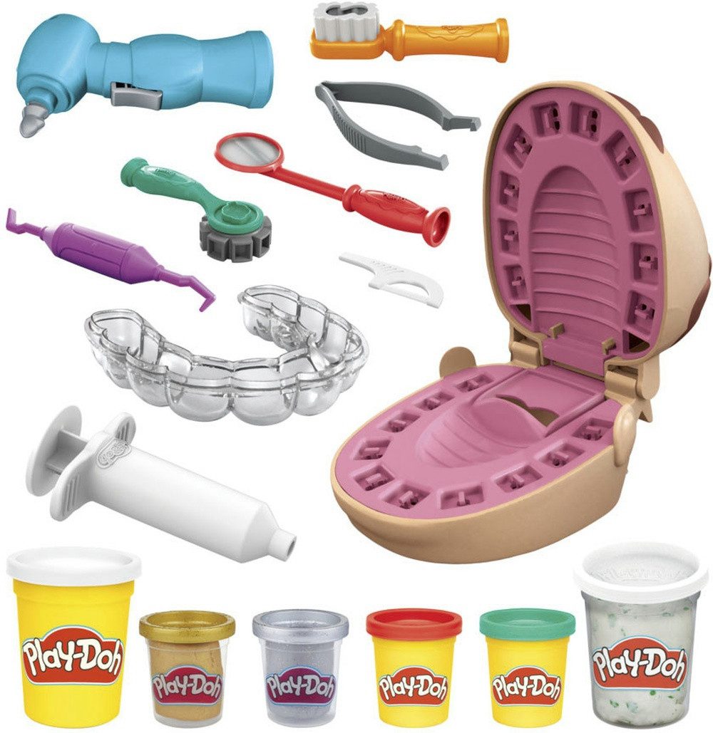 Hasbro Knetform-Set Play-Doh Zahnarzt Dr. Wackelzahn