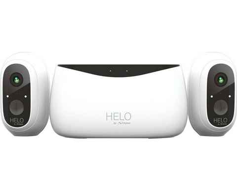 Strong HELO View Kamera Kit In- & Outdoor Set Überwachungskamera (Außenbereich, Innenbereich, Full-HD IP65 Wi-Fi)