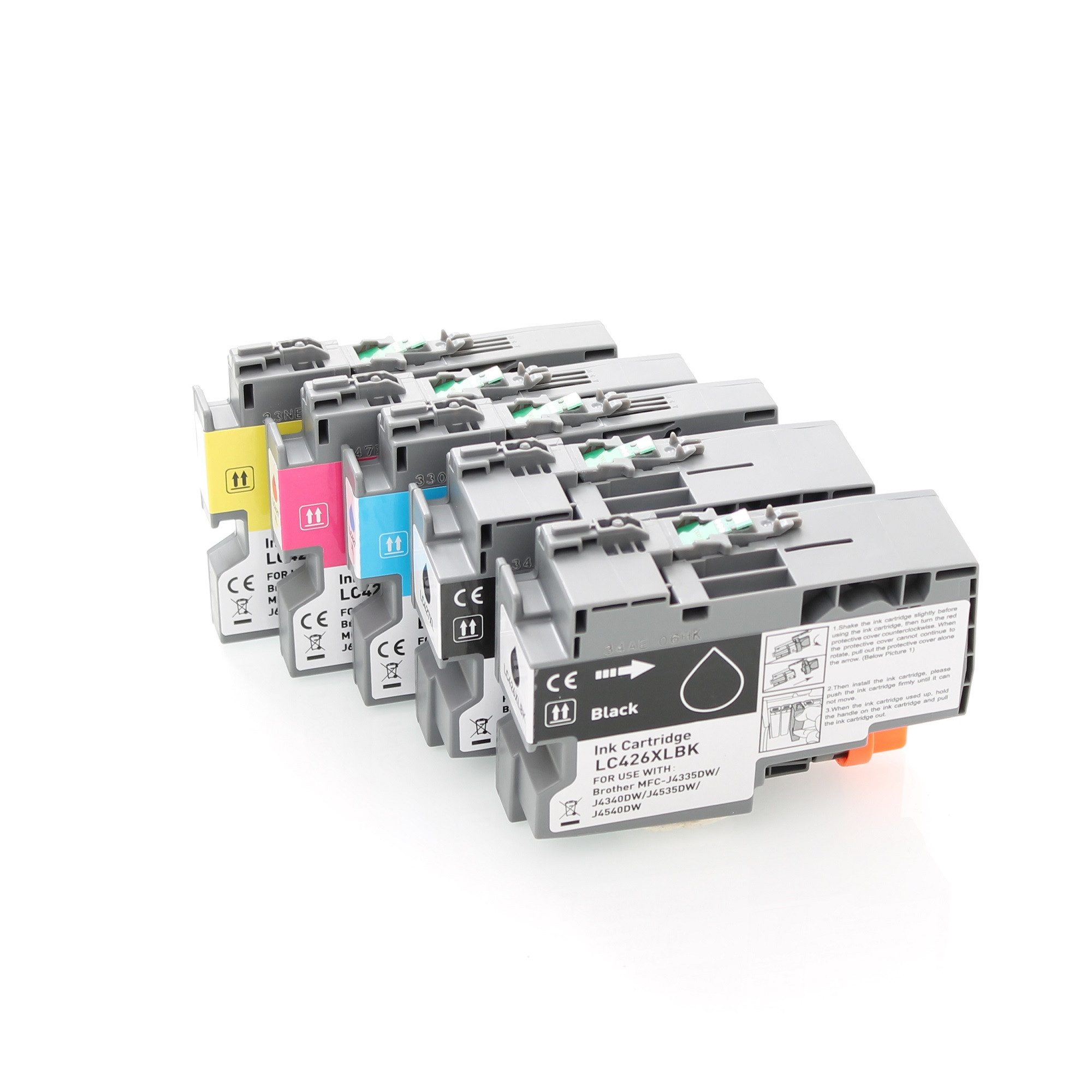 ABC Tintenpatrone (kompatibel für Brother LC426XL MFC-J4335DW MFC-J4340DW MFC-J4535DW, ABC)