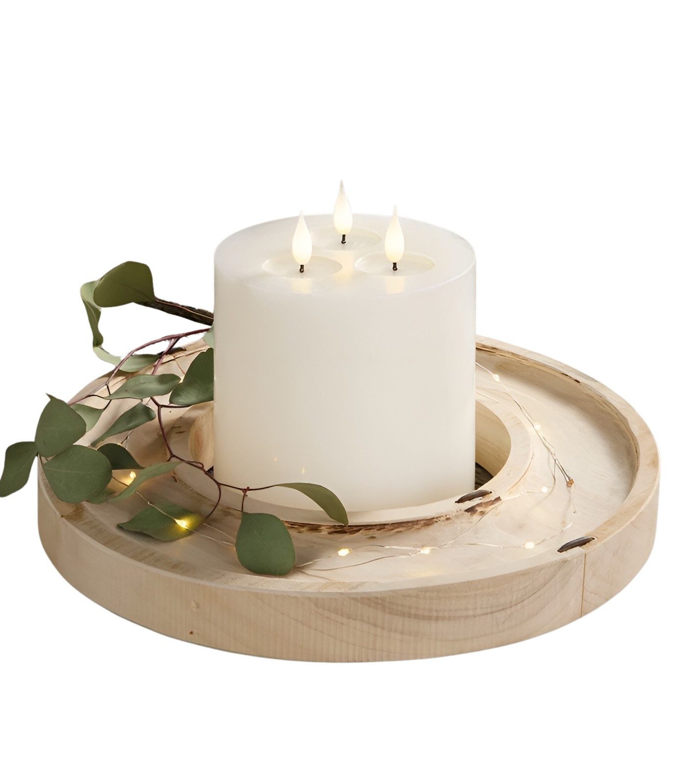 Dekoleidenschaft Dekokranz Dekoring "Nature" aus Holz, natur, Ø 35 cm, Holz günstig online kaufen