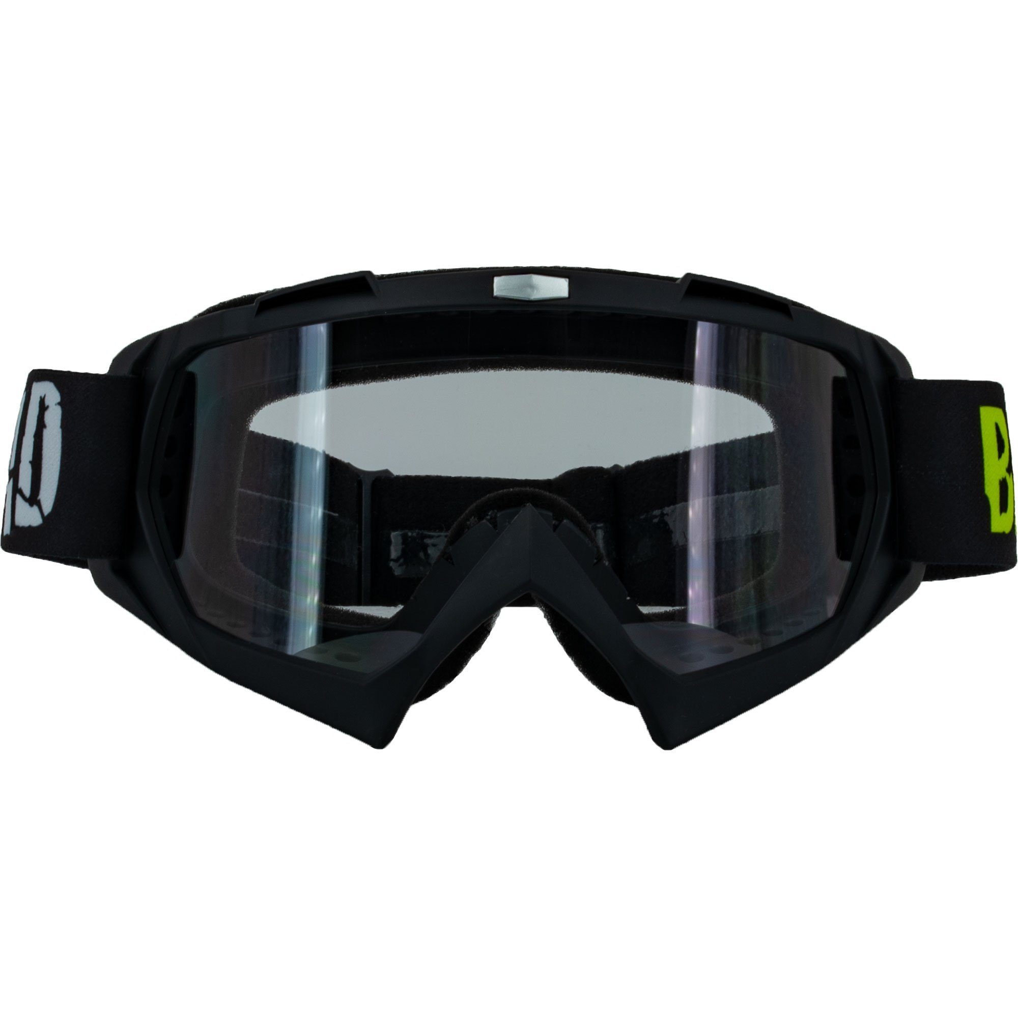 Das Allerbeste Broken Head Motorradbrille Crossbrille Vorrichtung für Goggle Schwarz, Abreißvisiere MX-2