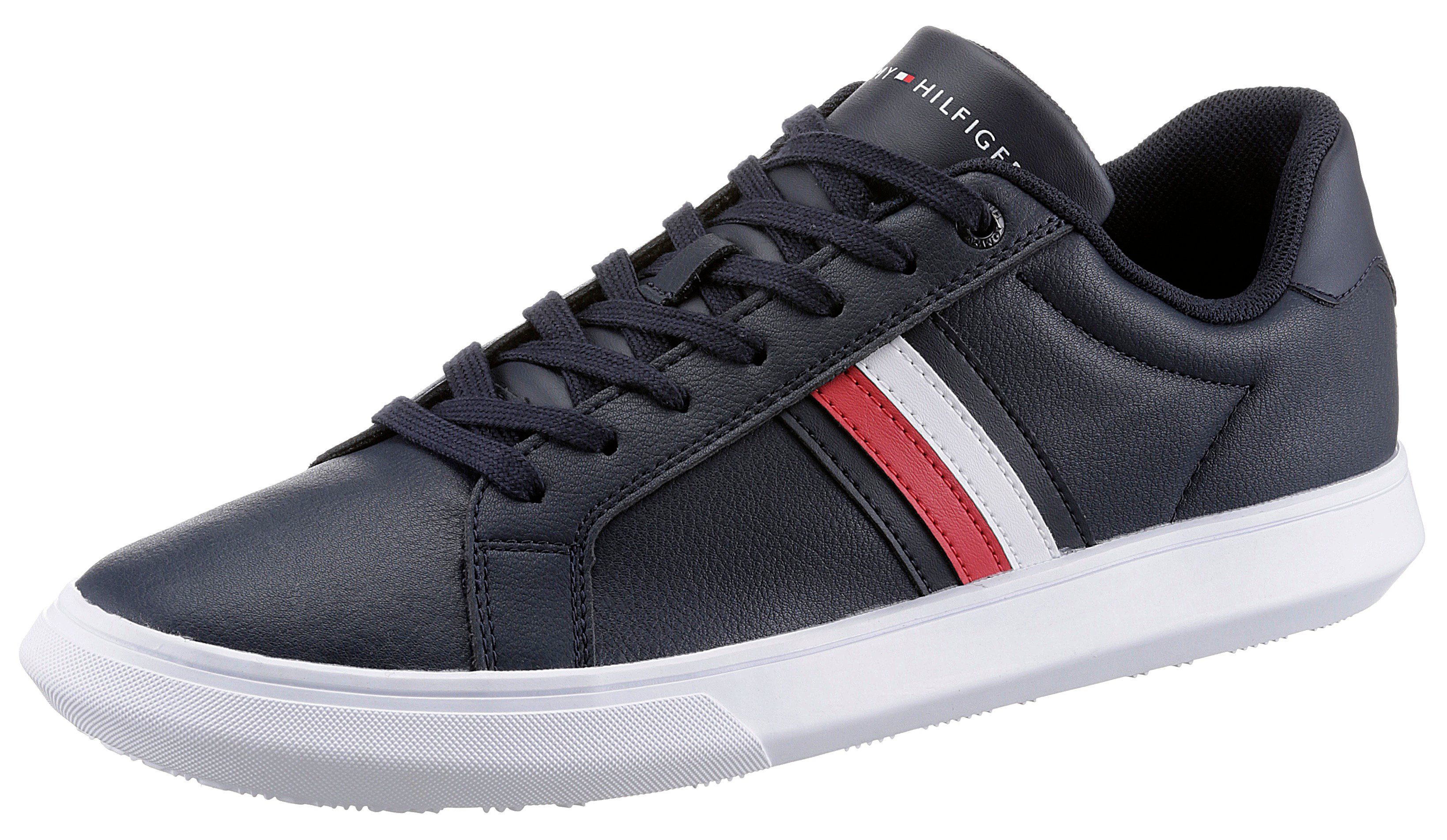 Tommy Hilfiger »CORPORATE CUP LEATHER STRIPES« Sneaker mit Streifen in Tommy  Farben