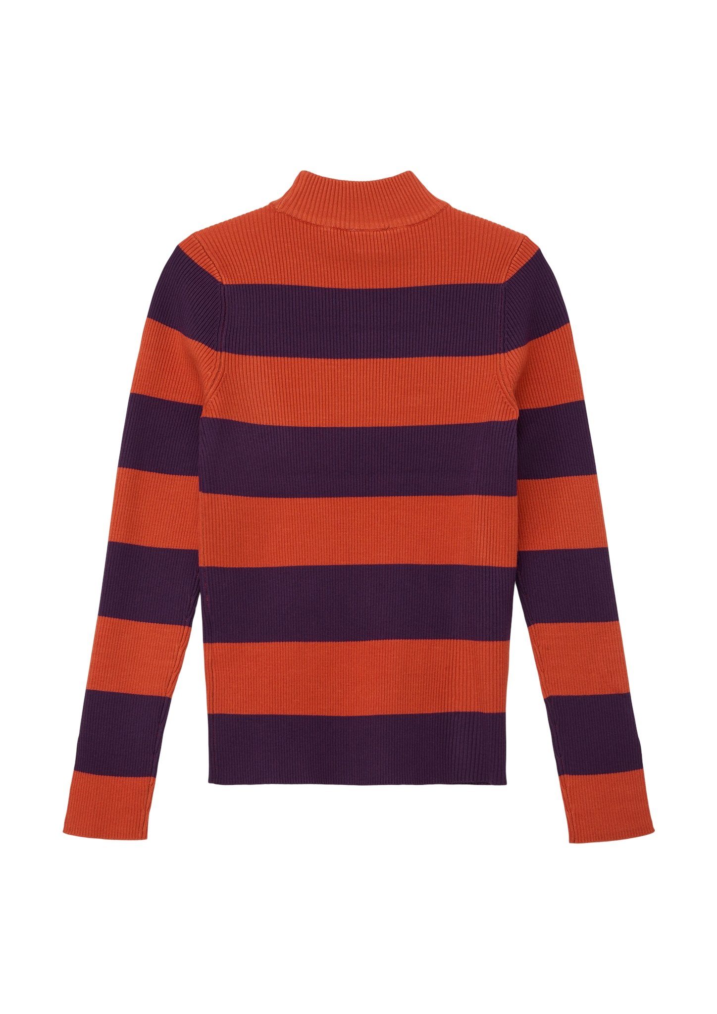 STRIPE Strickpullover Junior Colour-Blocking-Optik in VIOLET s.Oliver