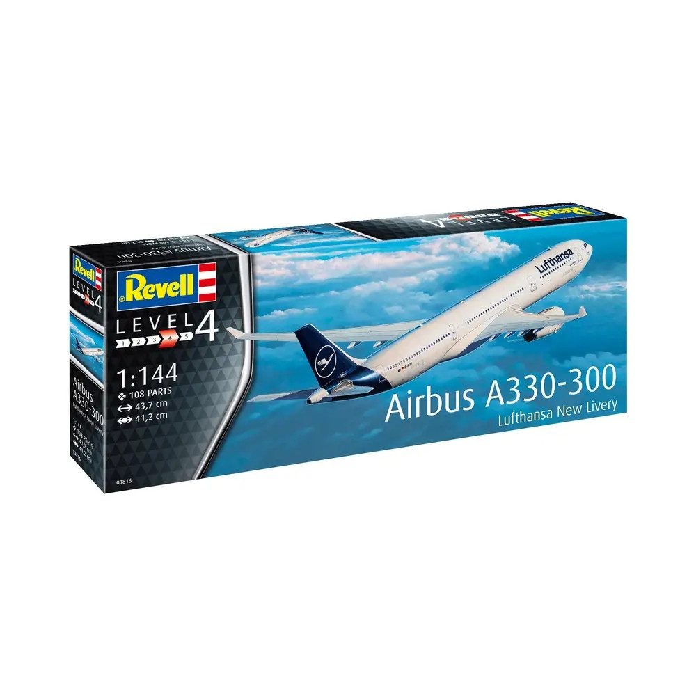 Revell® Modellflugzeug Airbus A330-300 - Lufthansa New Livery, Revell Modellbausatz