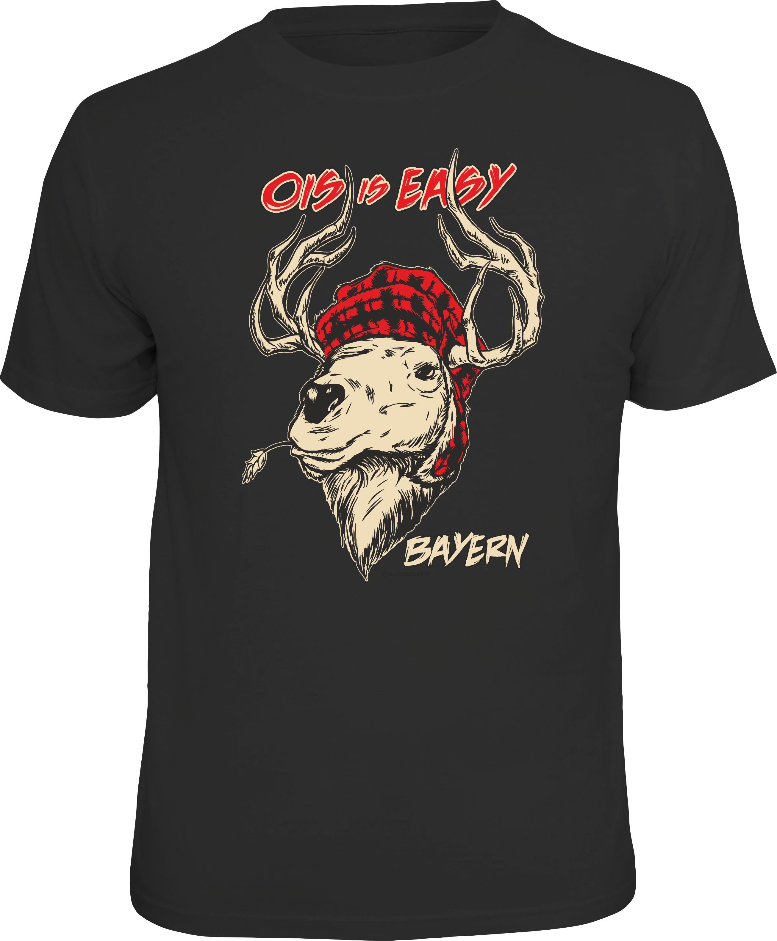T-Shirt für den lässigen Bayern Fan: Ois is Easy