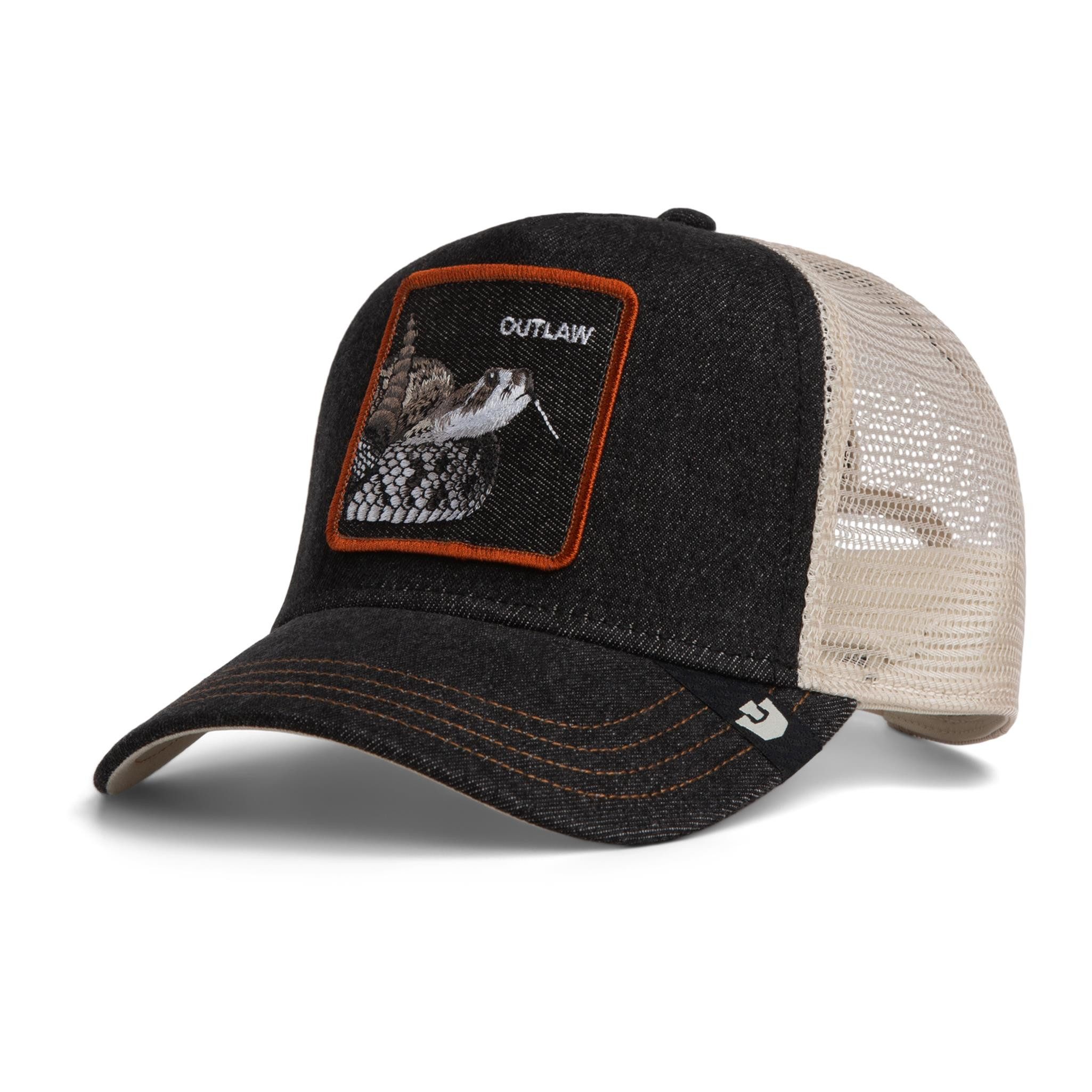 GOORIN Bros. Trucker Cap Goorin Bros. Denim Snake Trucker Cap Dark Denim (Basecap, Basecap, Trucker Kappe, Meshcap)