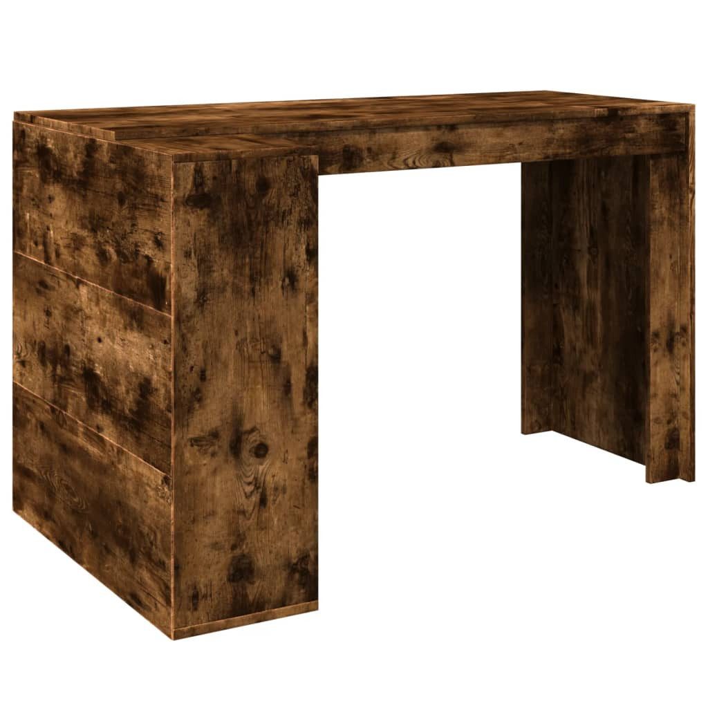 vidaXL Schreibtisch Schreibtisch Räuchereiche 123,5x73,5x75 cm günstig online kaufen