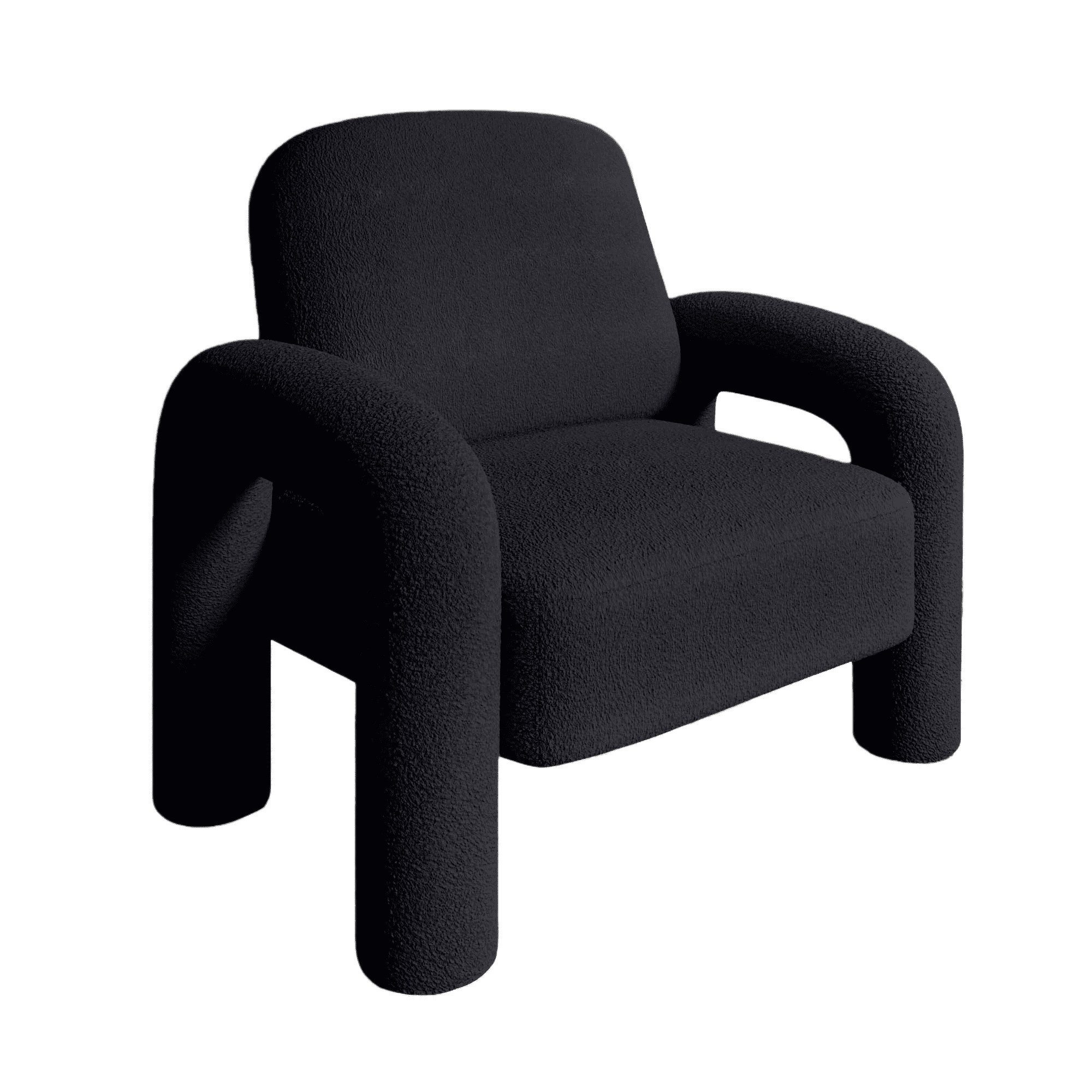 SEYNAR Sessel Moderner Sherpa-Akzent-Sessel, Teddy-Polsterarm-Sofa (1-St), Gemütlicher flauschiger Lesesessel für Wohnzimmer, Schlafzimmer, Ecke