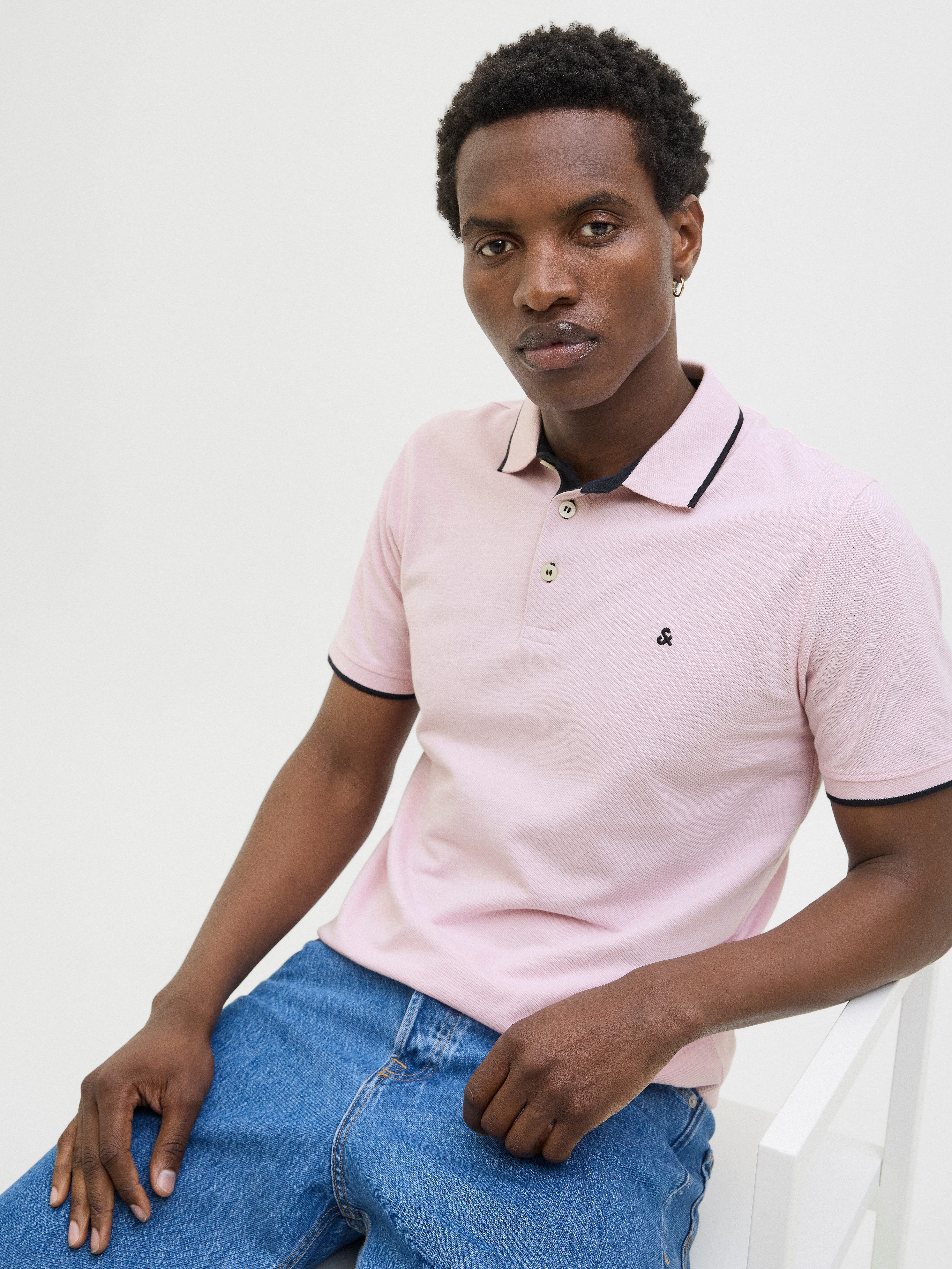 Jack & Jones Poloshirt JJEPAULOS POLO SS NOOS Baumwolle, slim fit günstig online kaufen