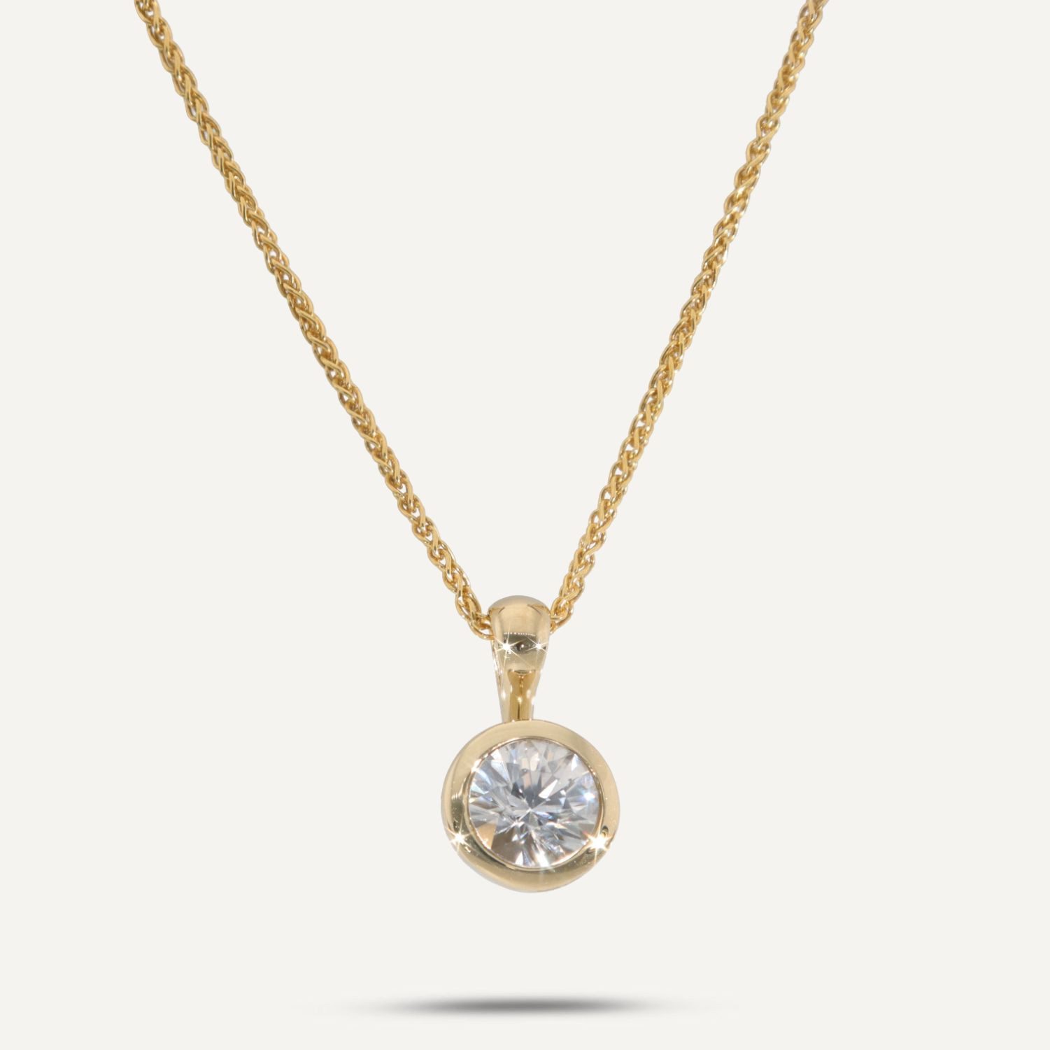 Sogni d'oro Кулоны mit Zirkon, Gelbgold 375