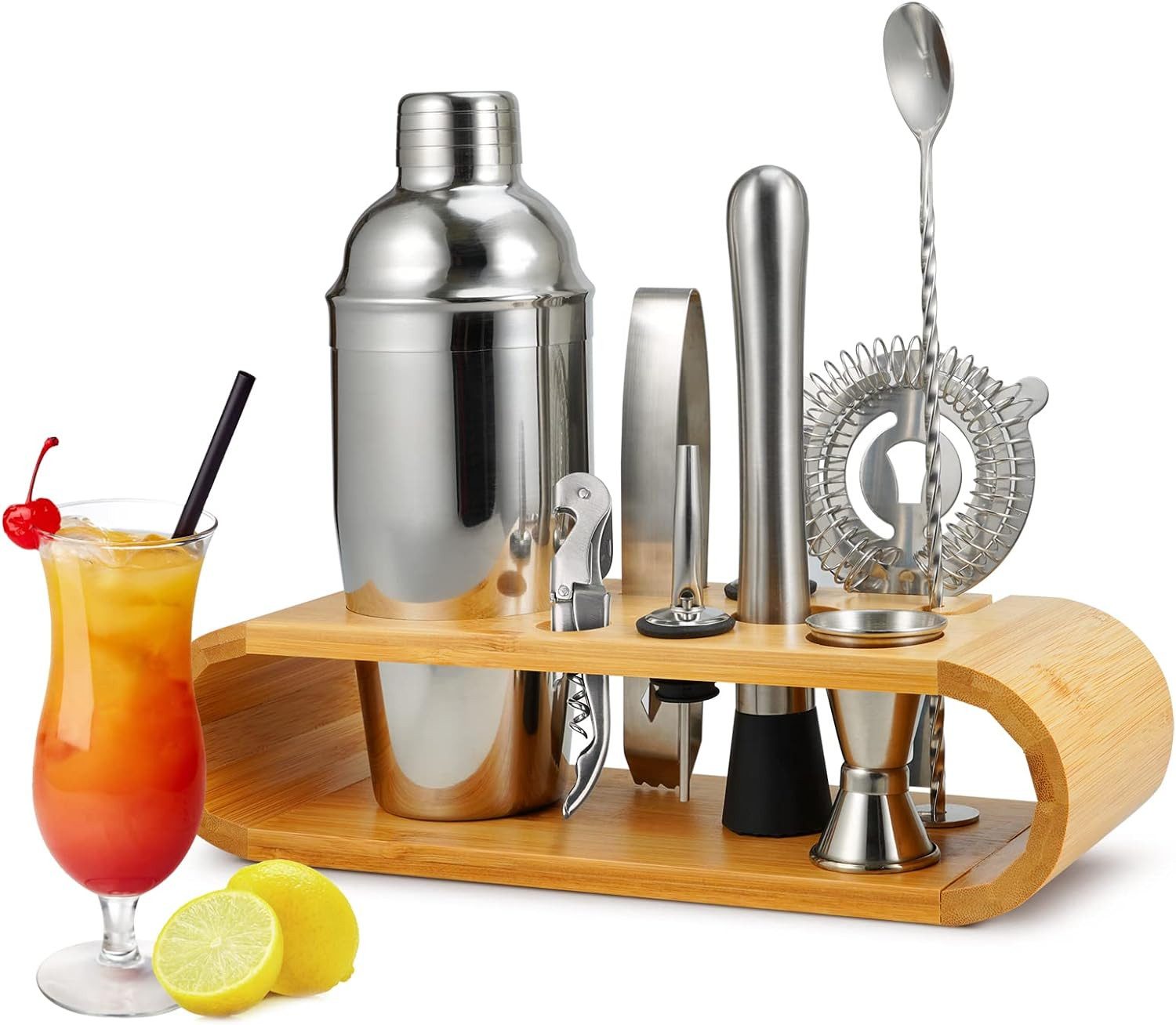 Cocktail-Set Shaker Hochwertiges Cocktail-Shaker-Set, Cocktail-Rührer-Set
