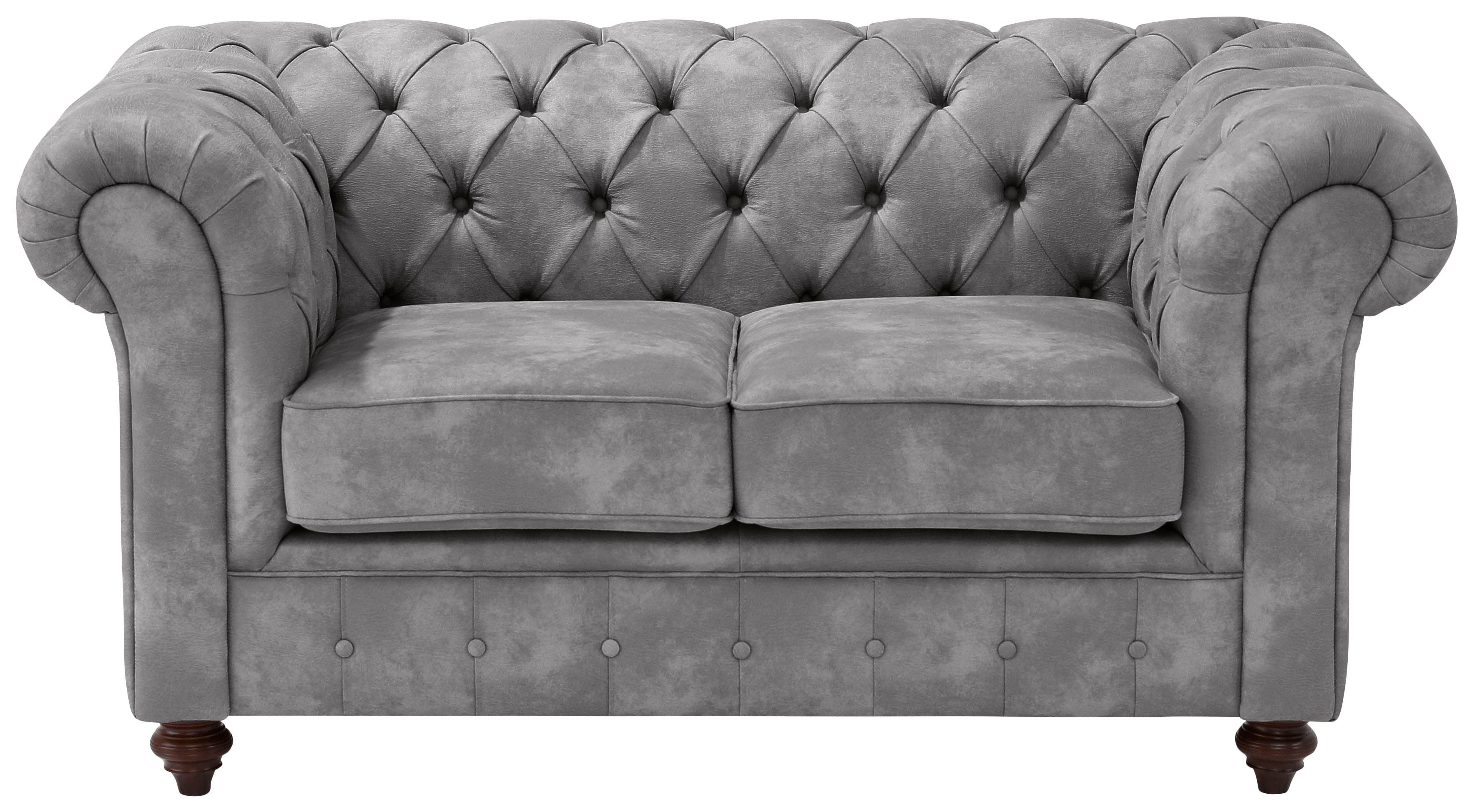 Home affaire Chesterfield-Sofa "Chesterfield 2-Sitzer B/T/H: 150/89/74 cm", günstig online kaufen