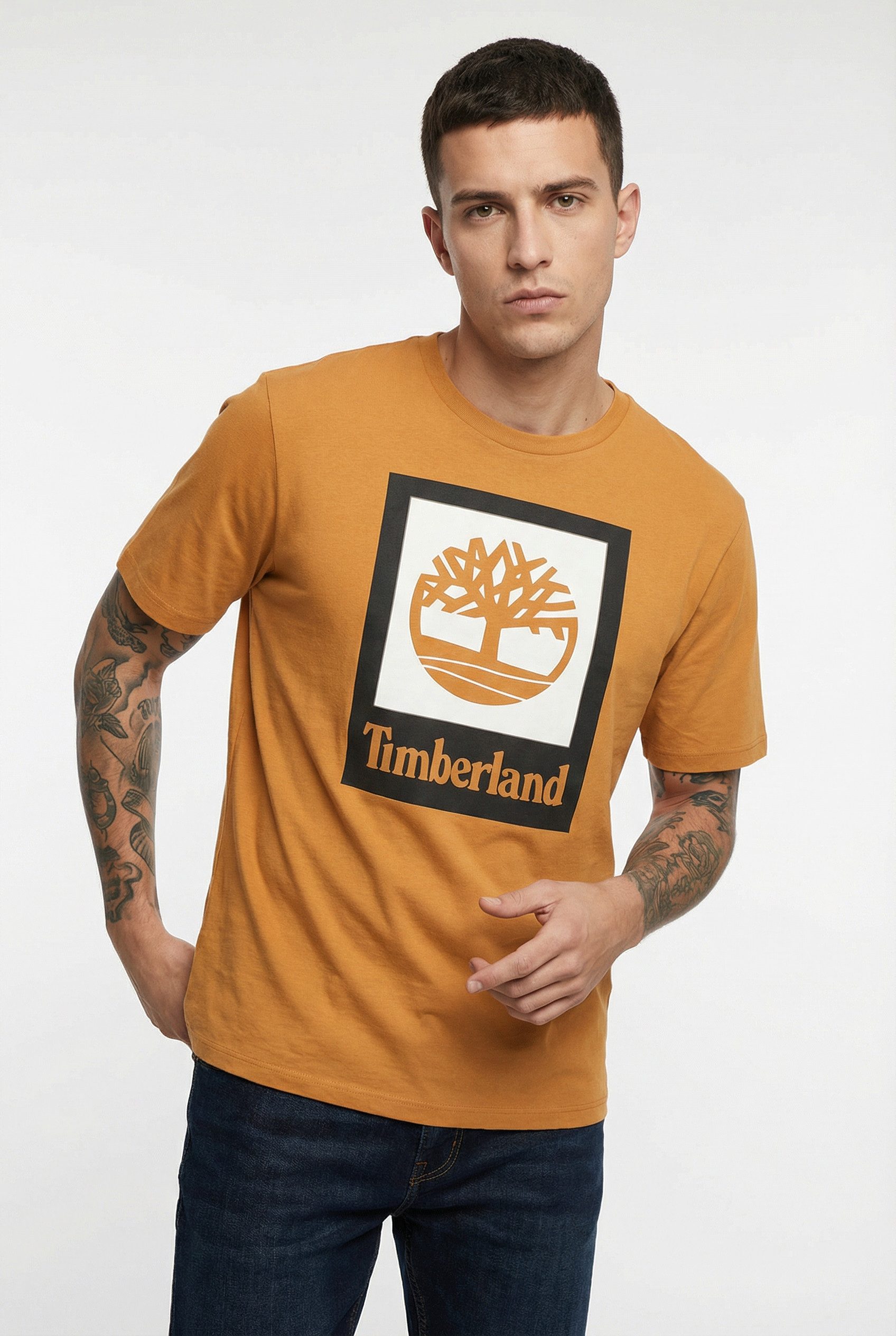 Timberland T-Shirt STACK LOGO Colored Short Sleeve Tee UNISEX günstig online kaufen