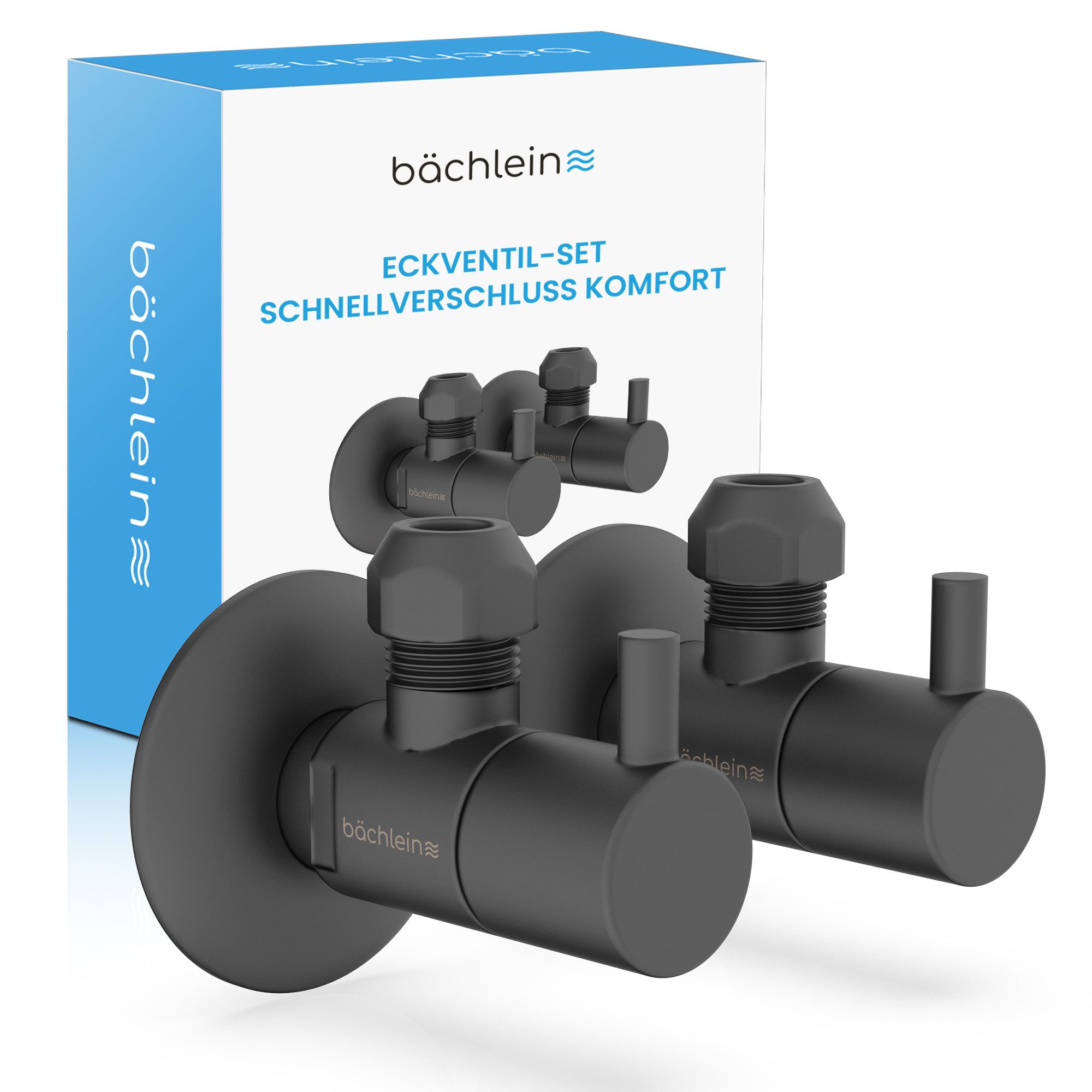 Bächlein Eckventil Eckventil-Set schnellverschluss Komfort