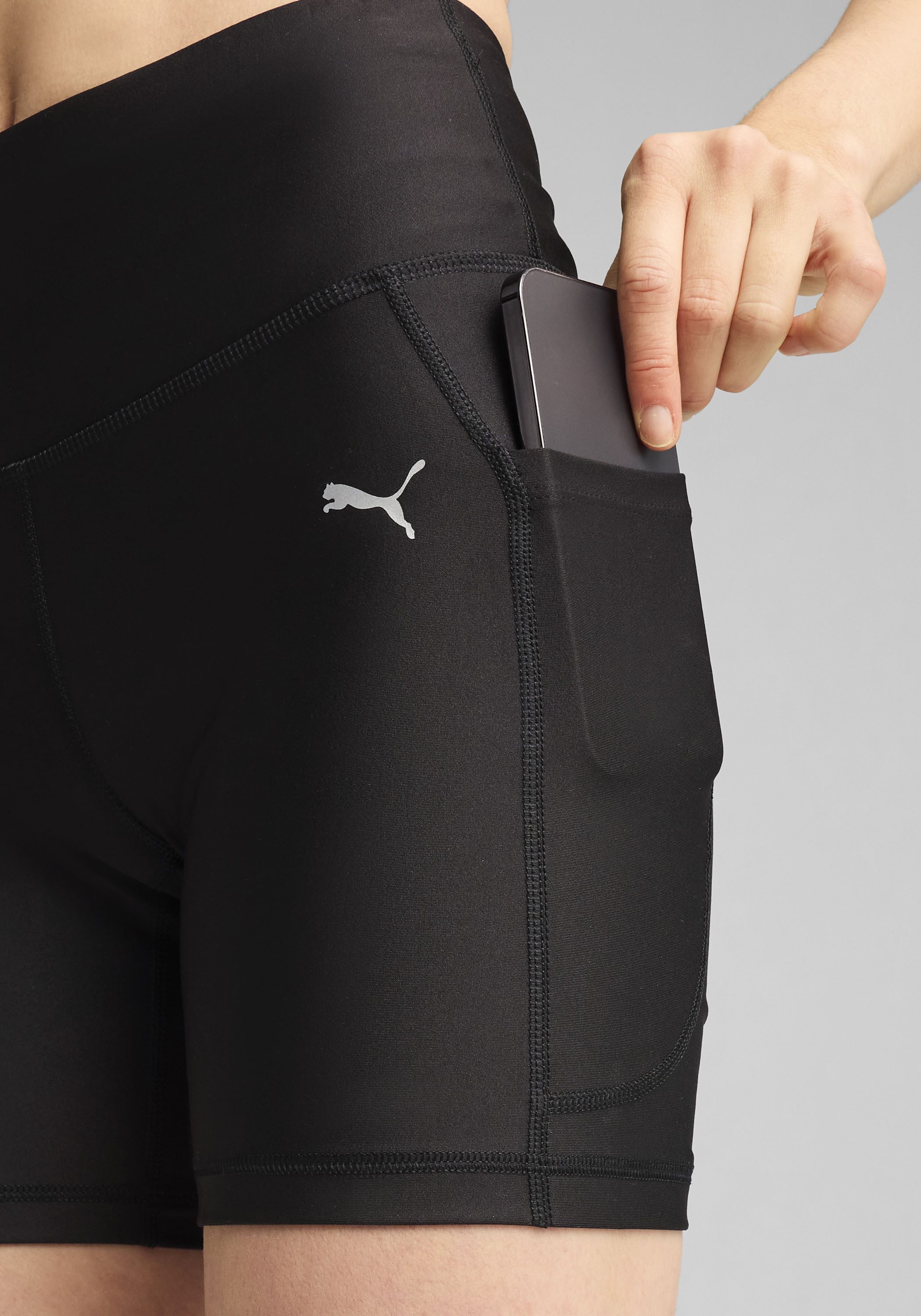PUMA Trainingsshorts W RUN VELOCITY 5 SHORT TIGHT mit DryCELL Technologie, schmale Passform, mit Eingrifftasche