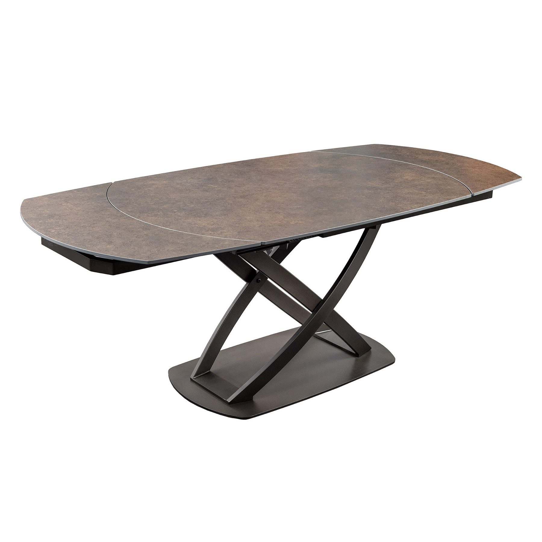 riess-ambiente Esstisch INCEPTION 130-190cm rost/bronze · ovaler günstig online kaufen