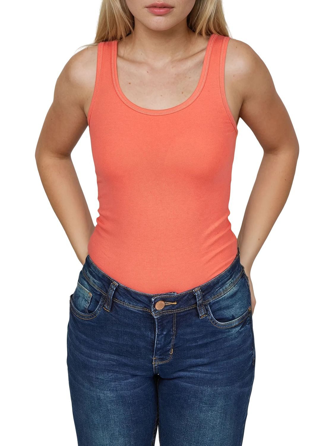 ONLY T-Shirt Damen Tank Top ONLLIVE LUV 4er Pack Slim Fit (Vorteilspack, 4- günstig online kaufen