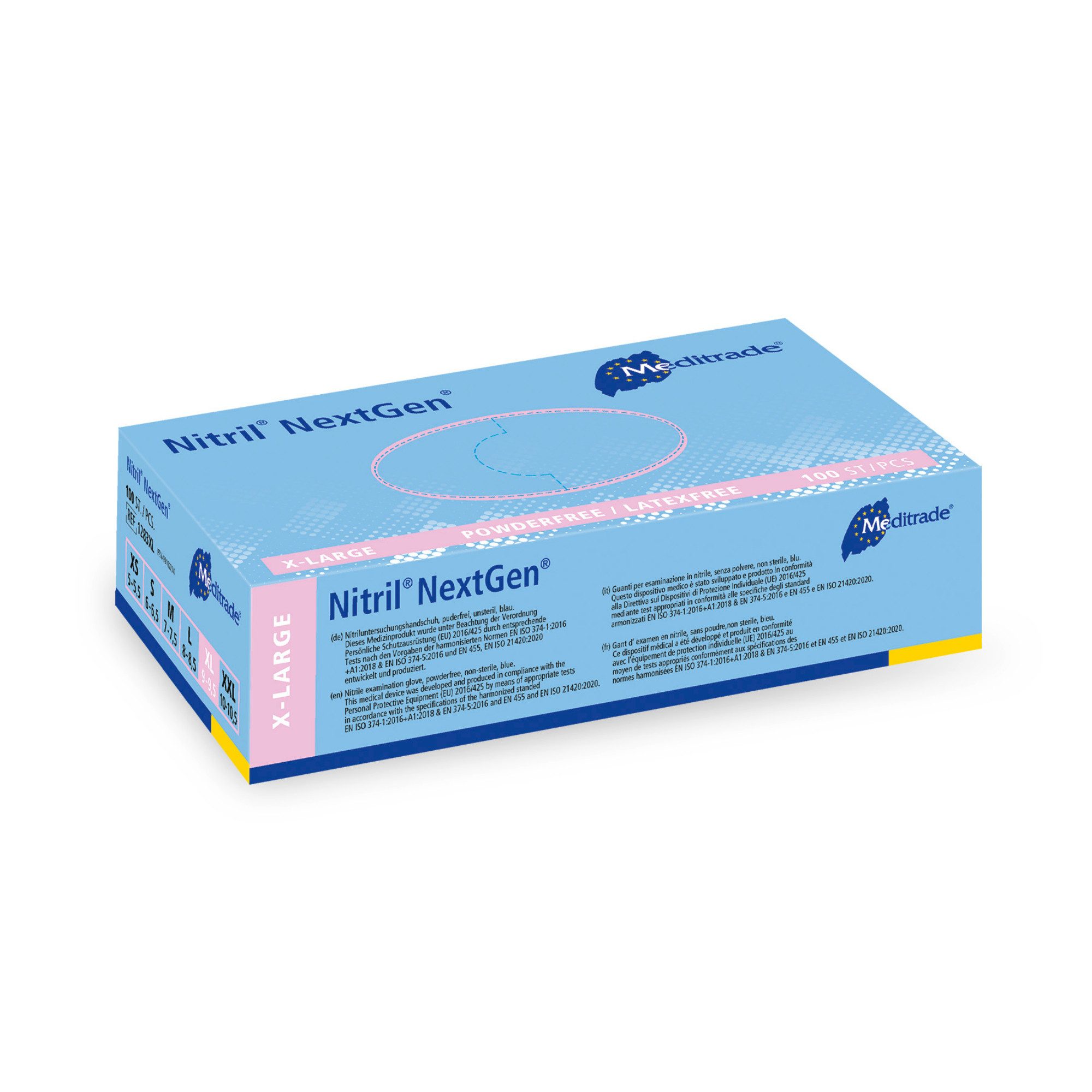 MediTrade Nitril-Handschuhe Meditrade NexGen - Einmalhandschuhe - Nitril Pu günstig online kaufen