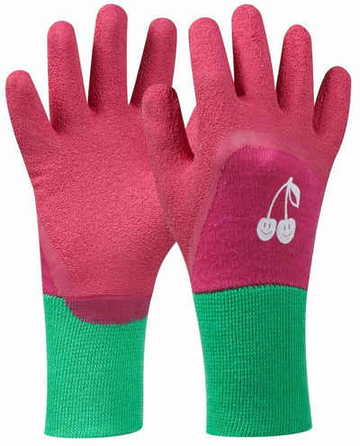 Gebol Arbeitshandschuhe Gebol Handschuh Tommi Kirsche pink für Kinder