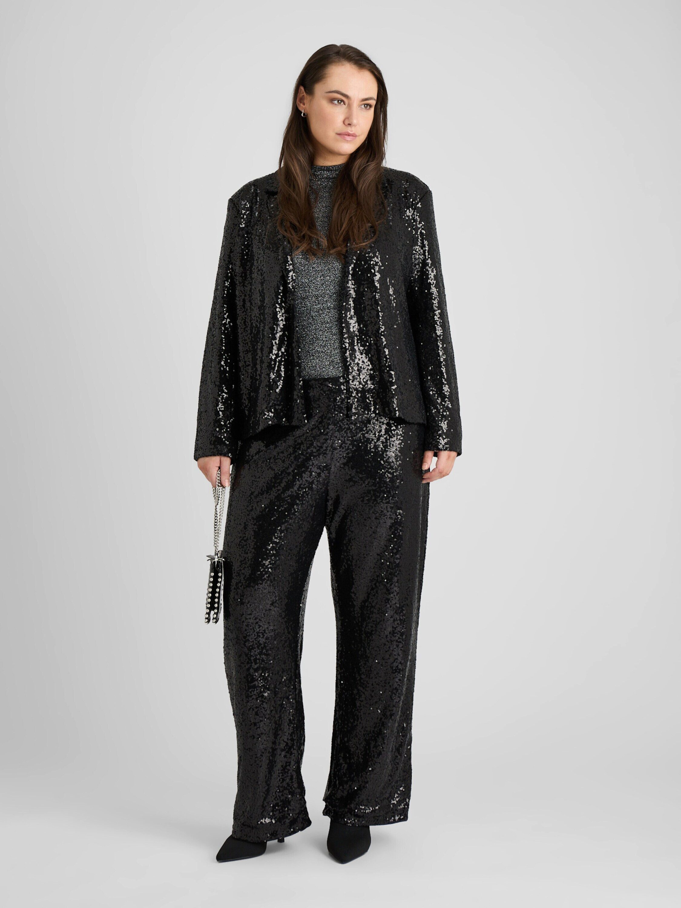 Guido Maria Kretschmer Curvy Kurzblazer Daphne (1-tlg) Pailletten