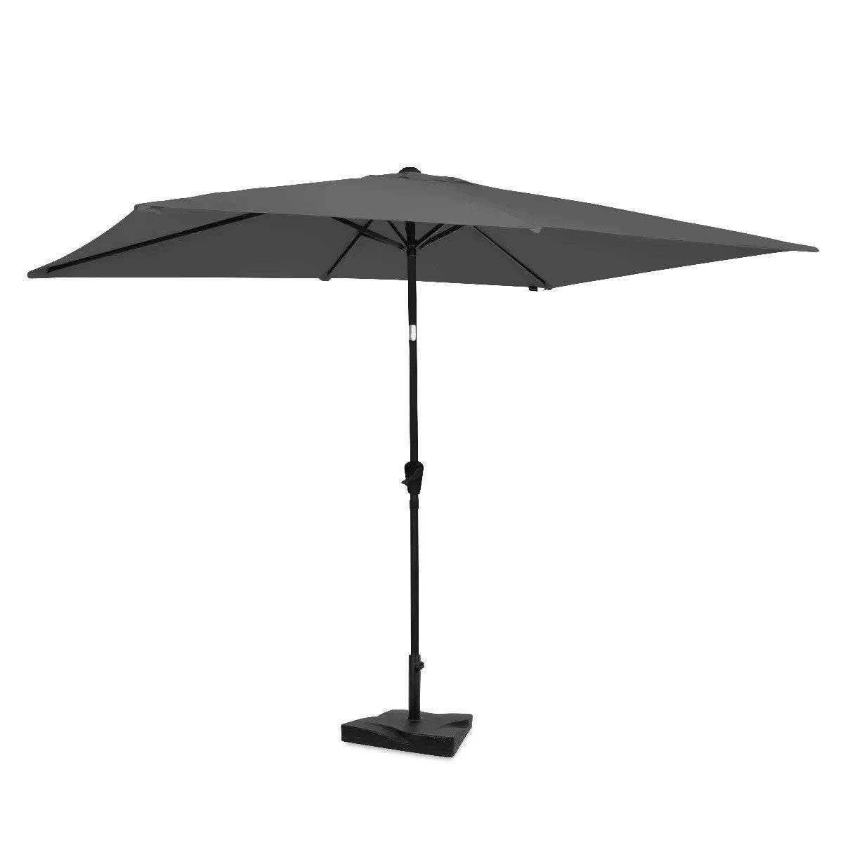 VONROC Sonnenschirm rechteckig, LxB: 300x200 cm, Set, Je nach Variante mit oder ohne Sockel, Rechteckiger Sonnenschirm für Terasse, Garten, Balkon & Gastro